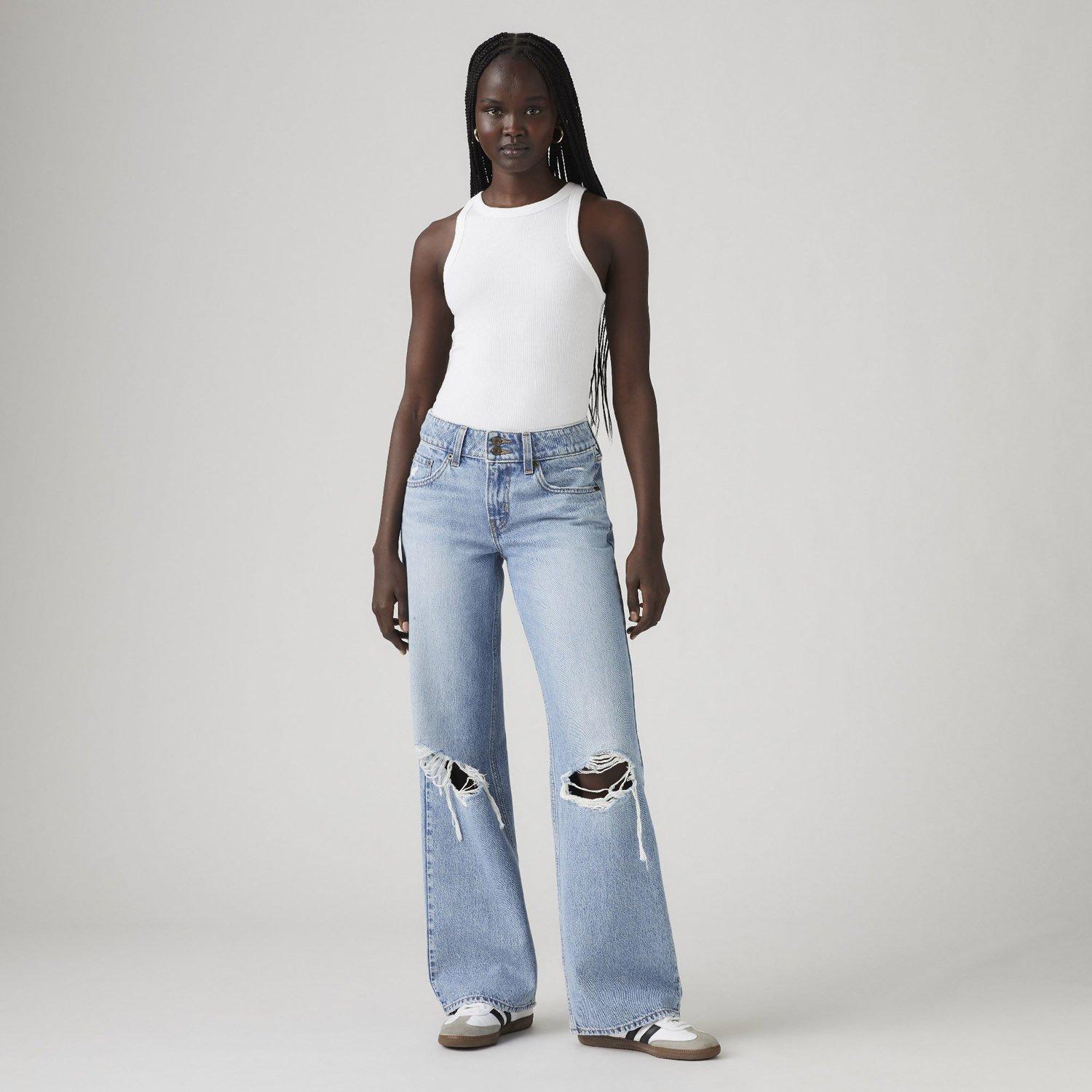 Table Talk W Dx - Levis - Women's Superlow Loose Wide Leg Jeans - 4