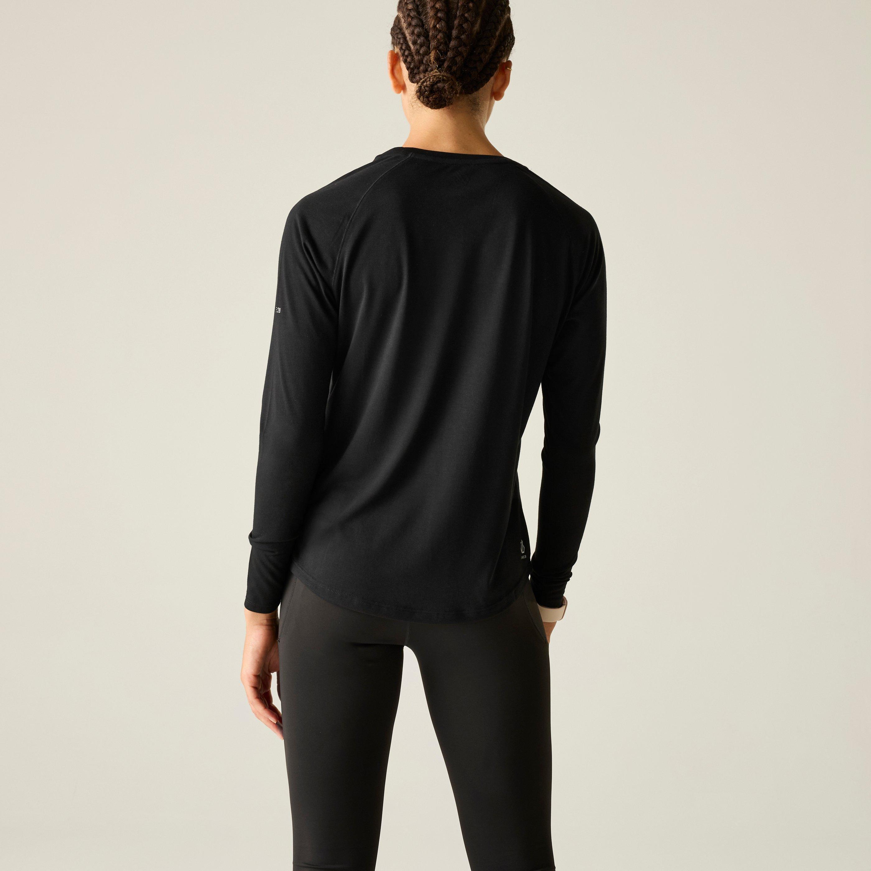 Black - Dare 2b - Womens Nimble Long Sleeve Quick-Drying T-Shirt - 2