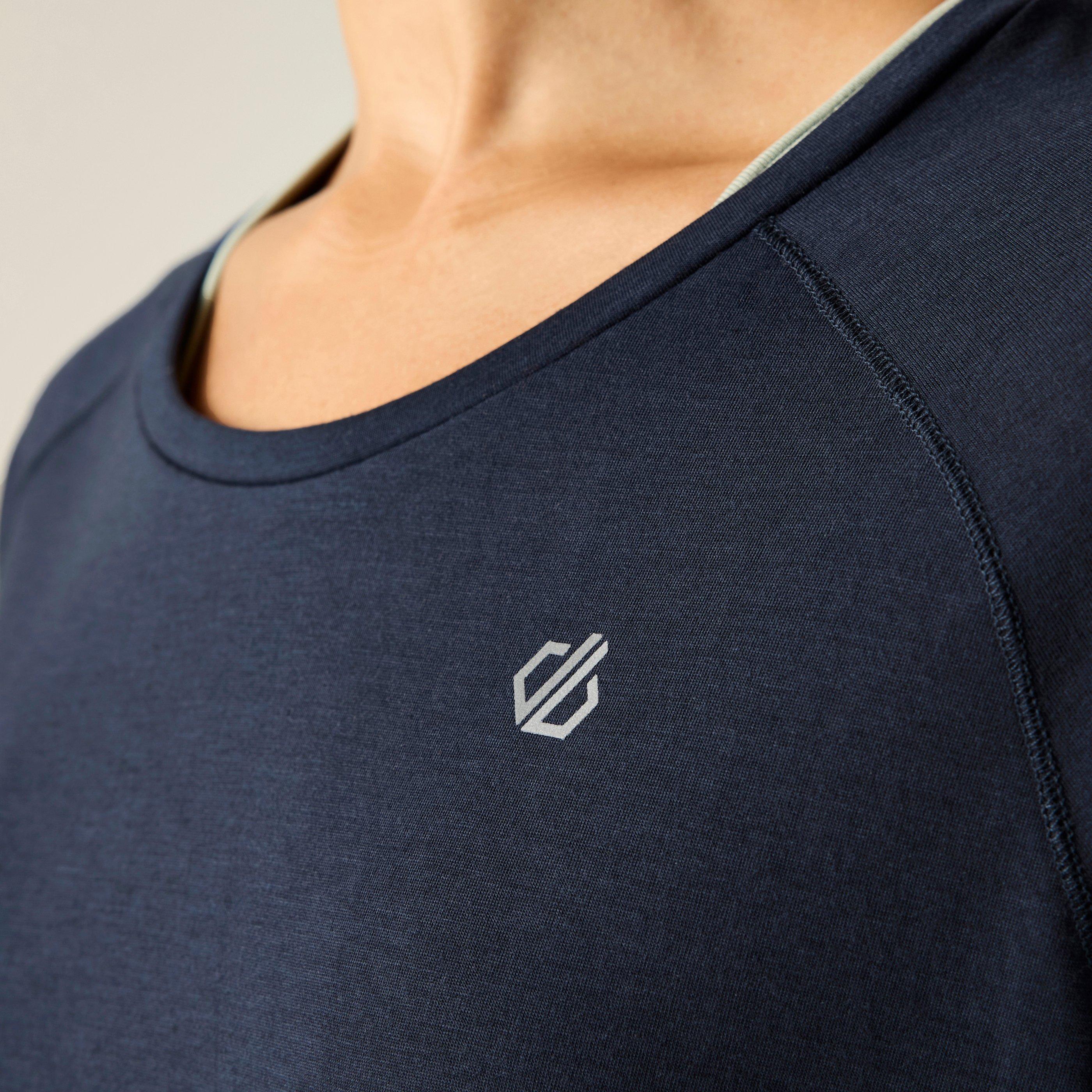 Navy - Dare 2b - Womens Nimble Long Sleeve Quick-Drying T-Shirt - 4