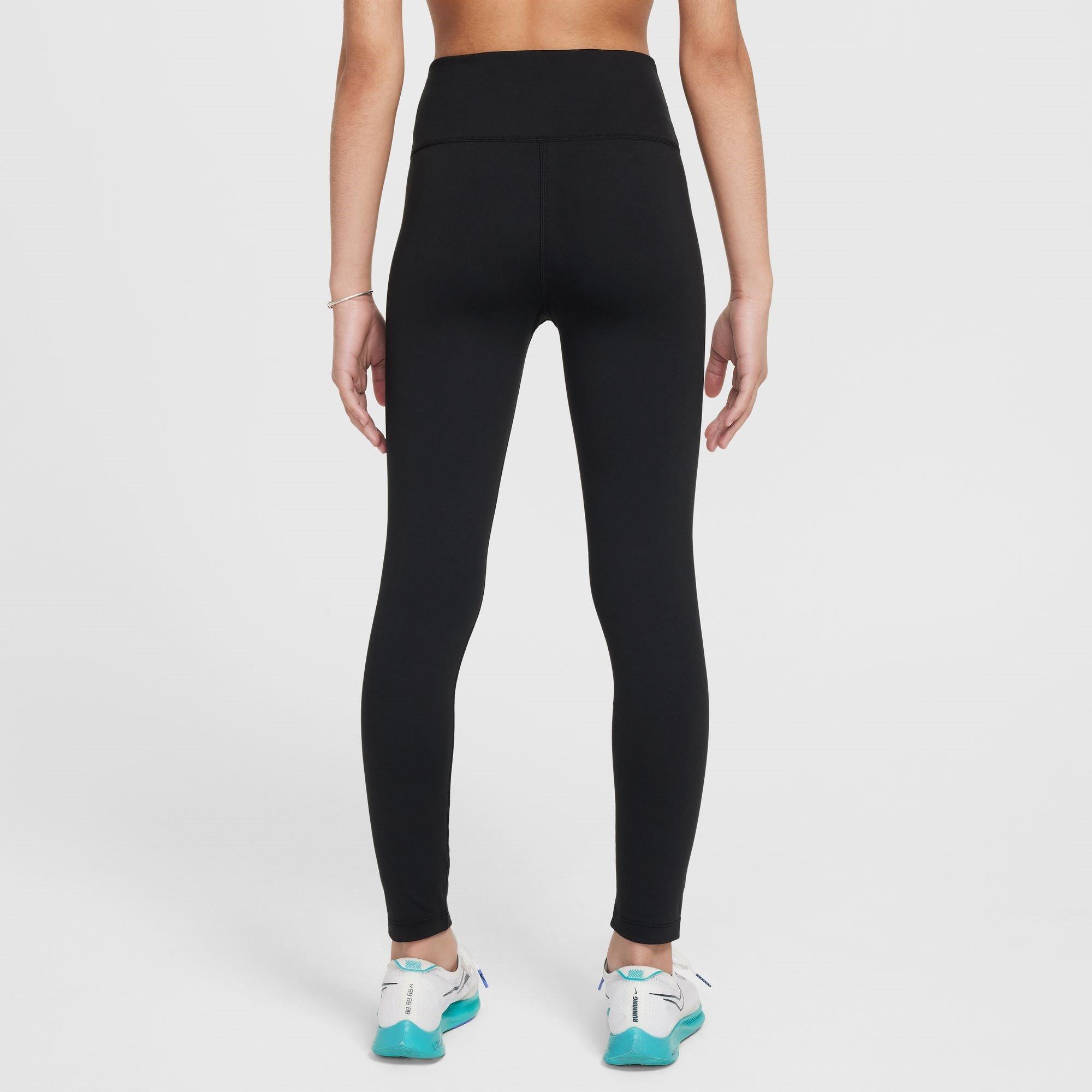 Black/White - Nike - One Tights Juniors - 2