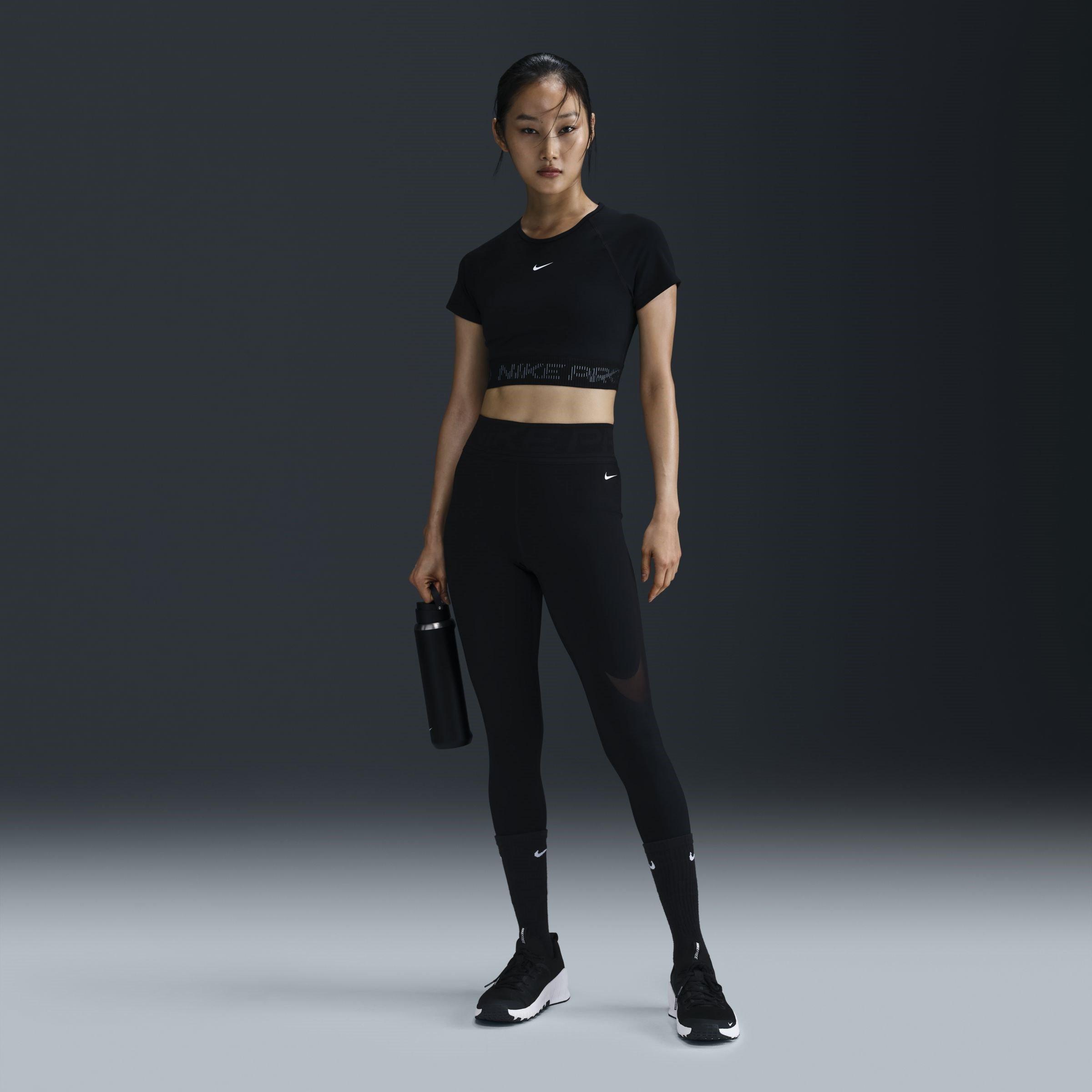 Black/White - Nike - Nike Pro Sculpt Womens High-Waisted Full-Length Performance Leggings - 2