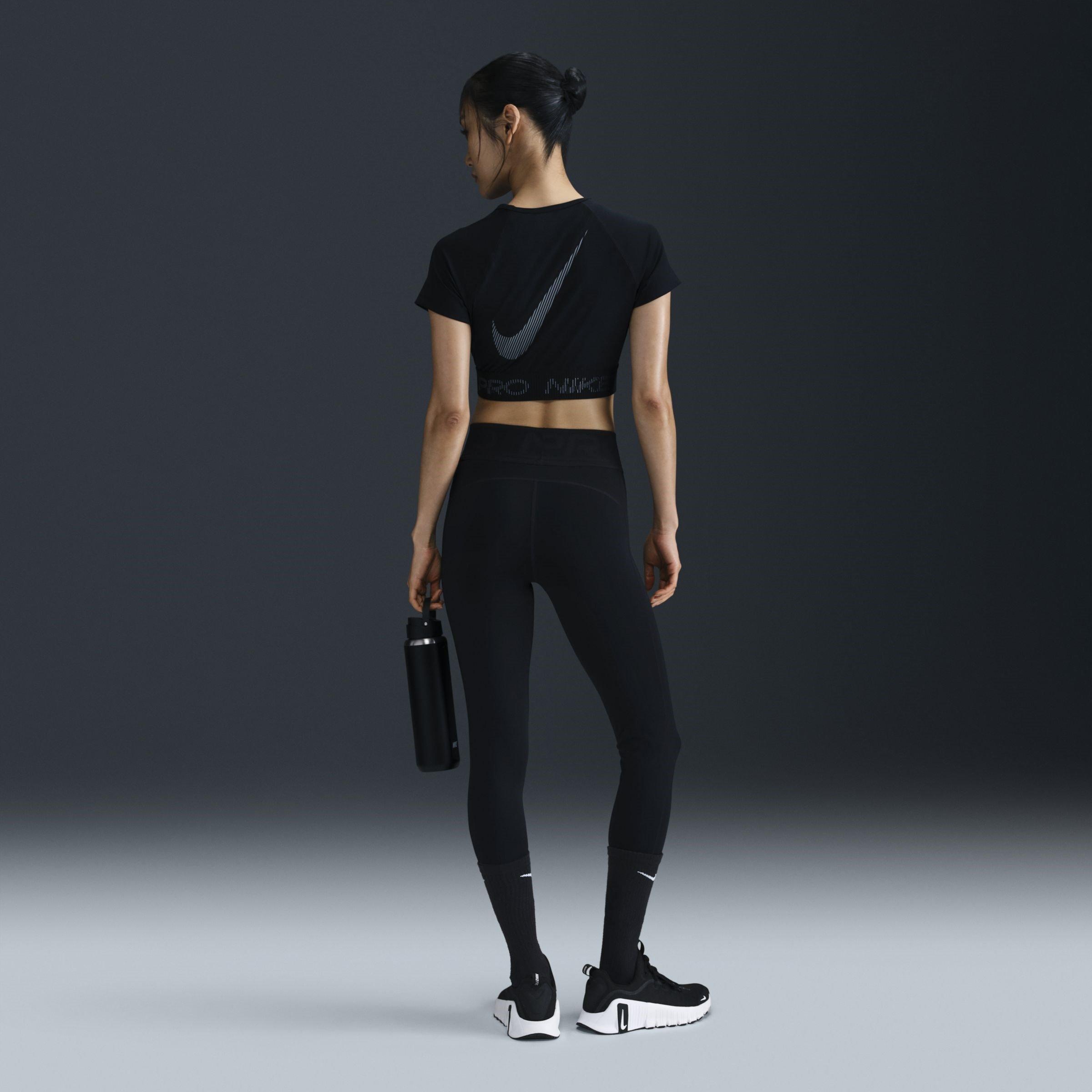Black/White - Nike - Nike Pro Sculpt Womens High-Waisted Full-Length Performance Leggings - 3