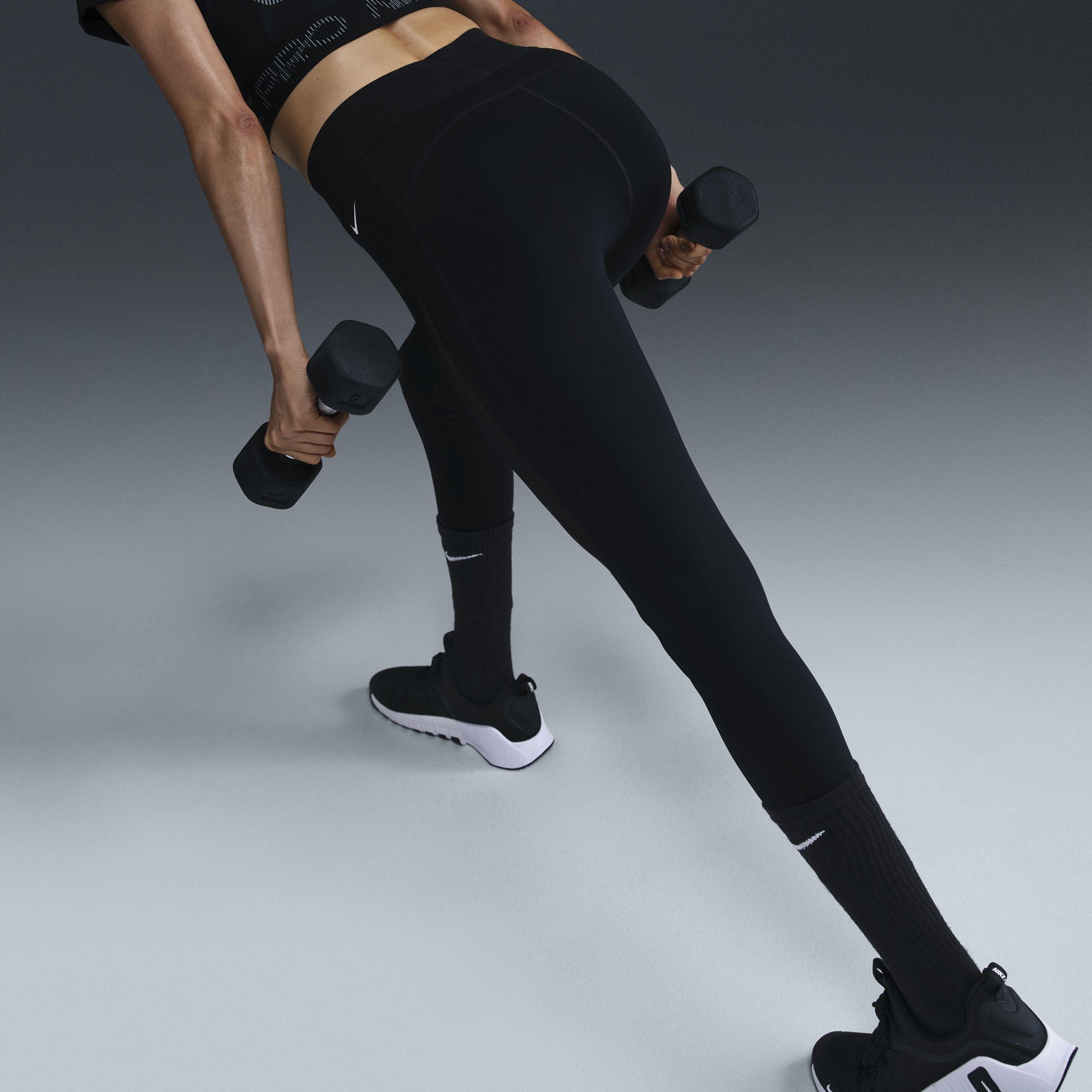 Black/White - Nike - Nike Pro Sculpt Womens High-Waisted Full-Length Performance Leggings - 4