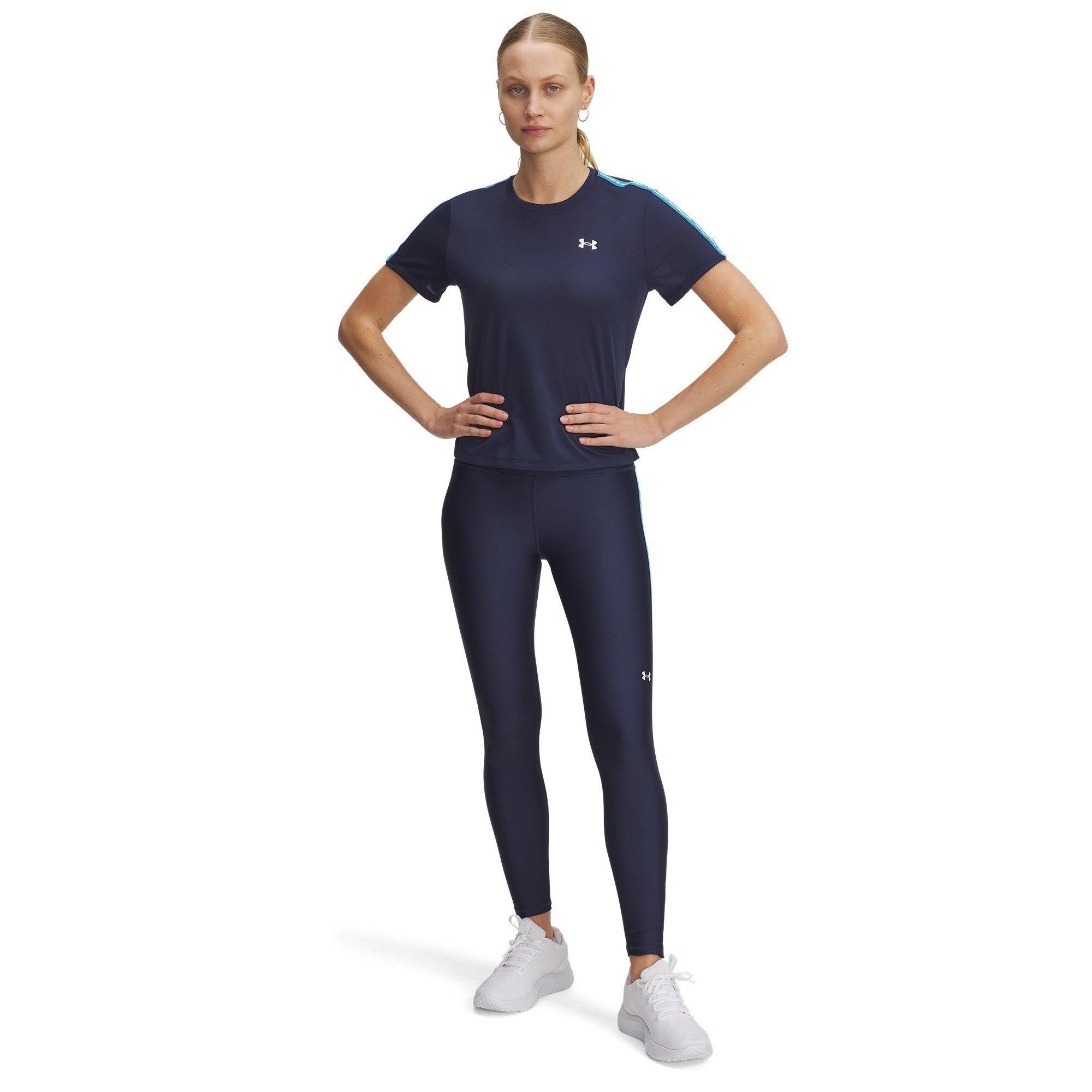 Washed Navy - Under Armour - Tech Tape Performance Gym Leggings - 3