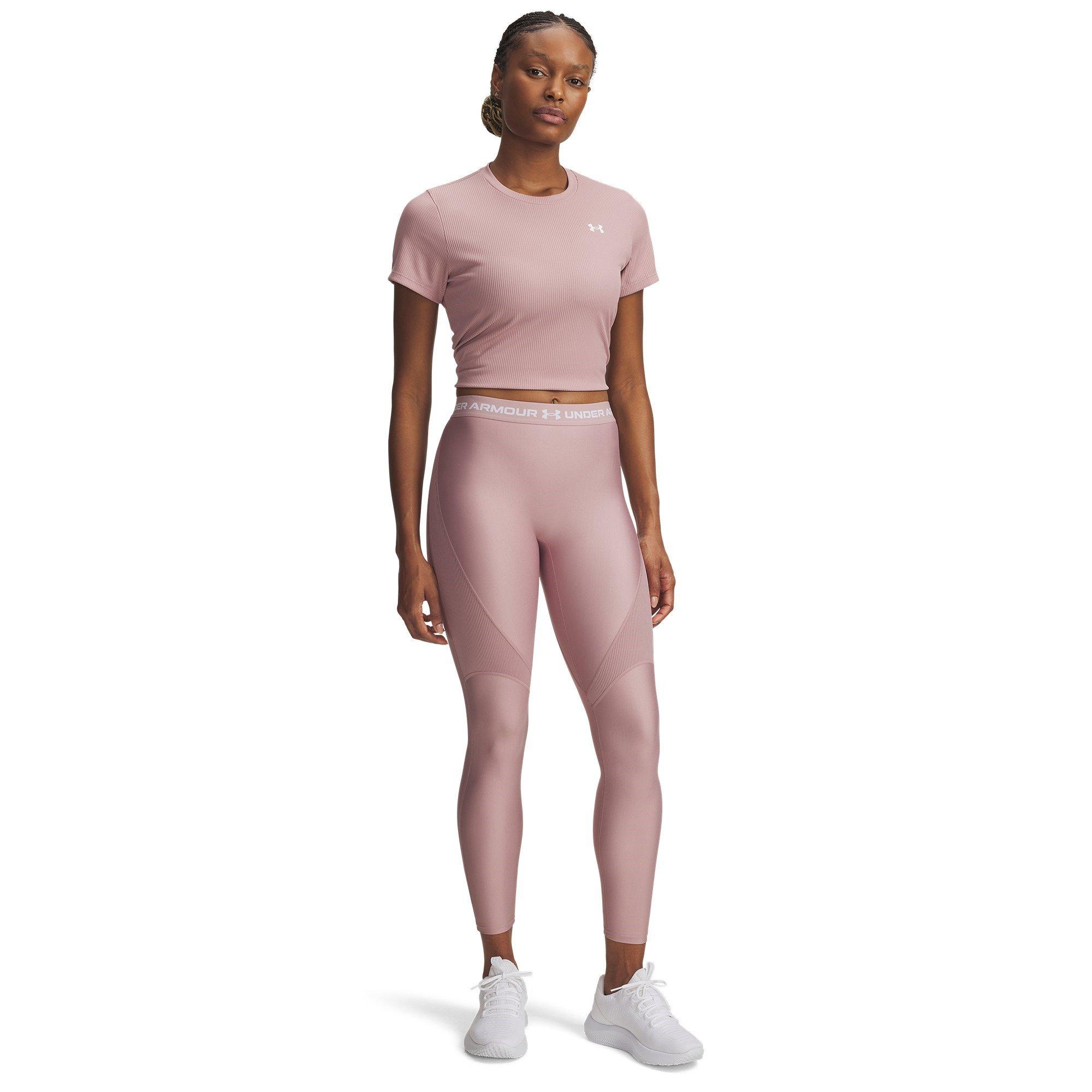 Tou Pink/White - Under Armour - Hg Rib Legging Ld61 - 3