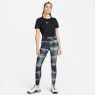 NOIR/BLANC/CLE - Nike - Dri-FIT One Luxe Women's Mid-Rise Printed Training Leggings - 6