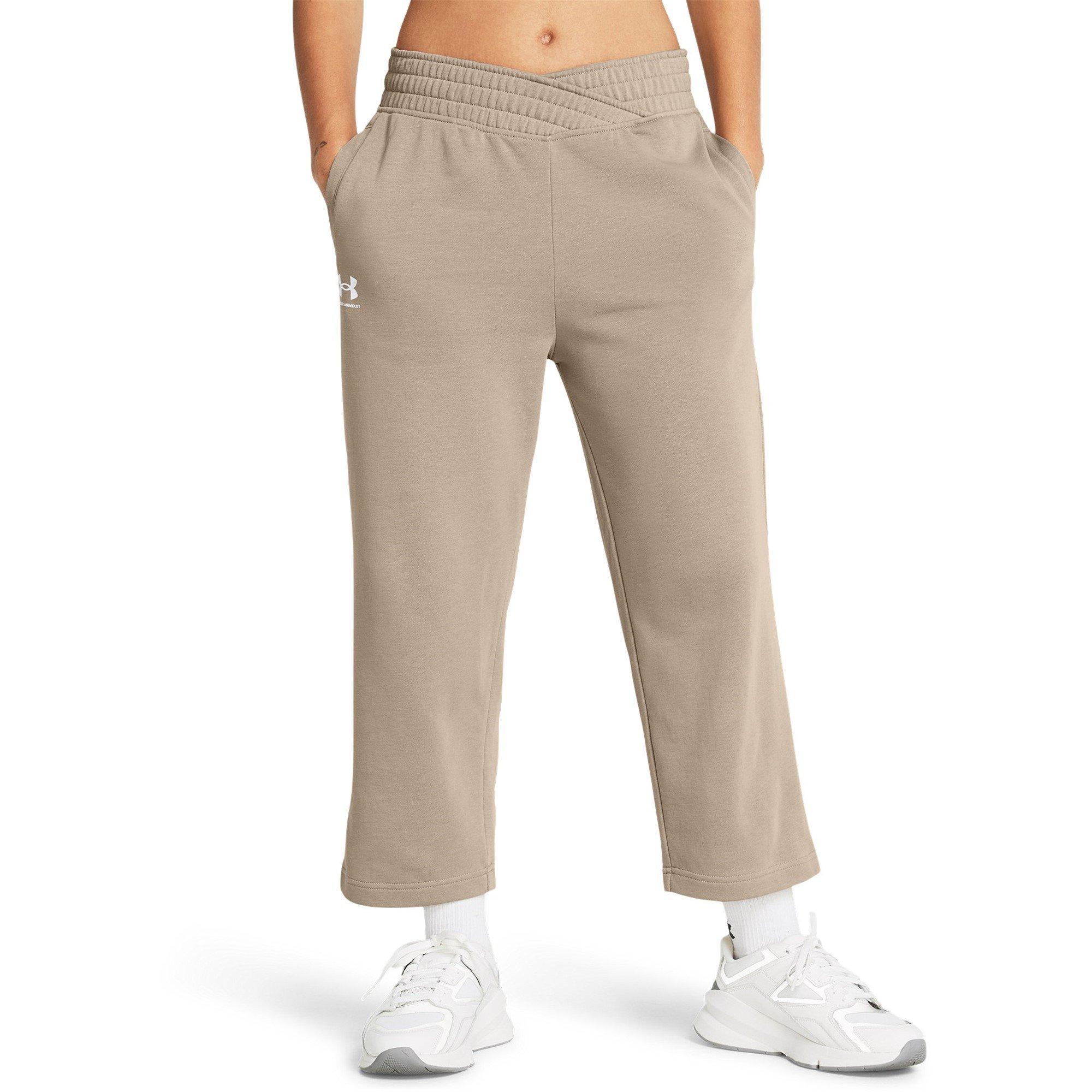 Bruin - Under Armour - Armour Ua Rival Terry Crop Wide Leg Tracksuit Bottom Womens - 3