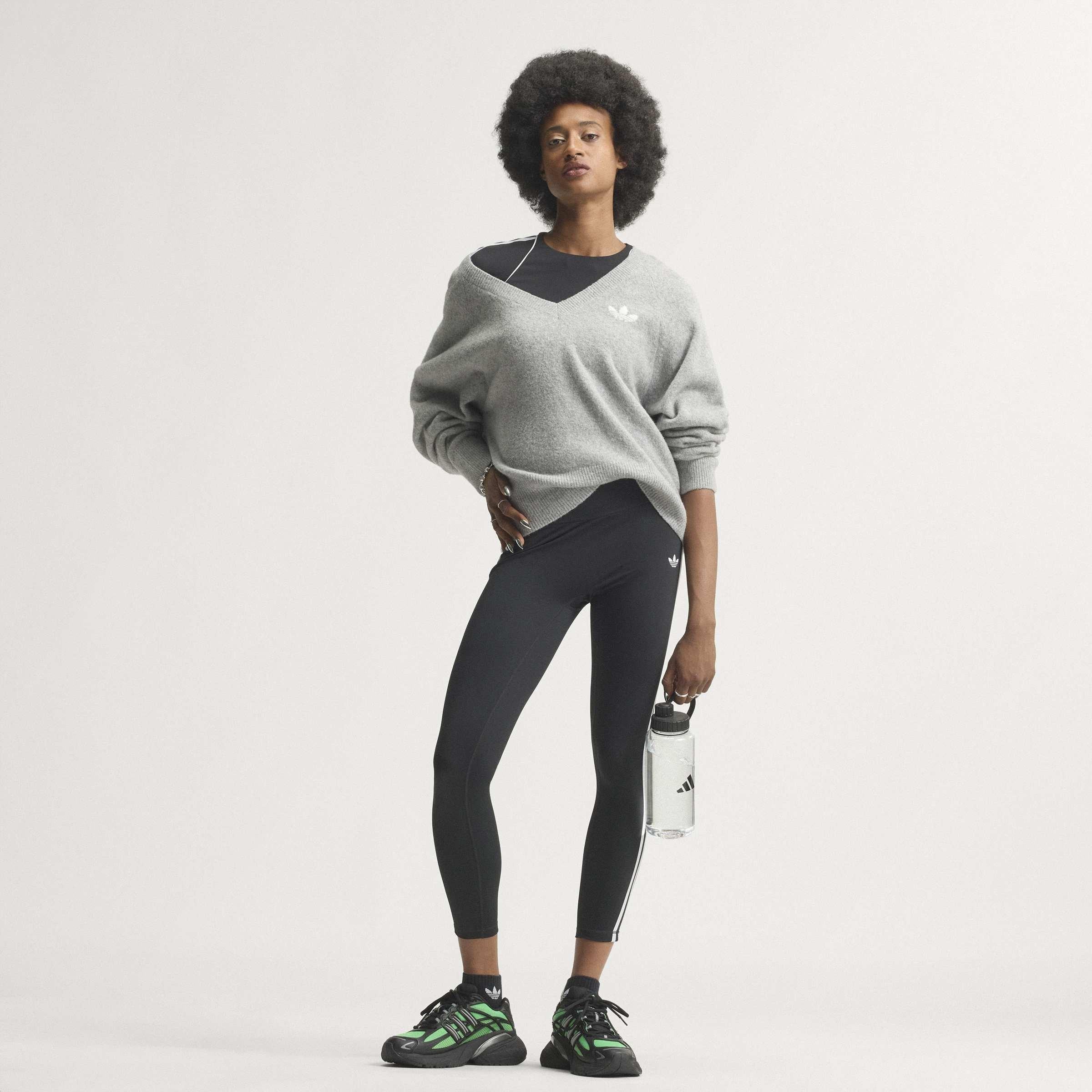 Crno/Bijelo - adidas - Adidas Originals Sport Tights Womens - 7