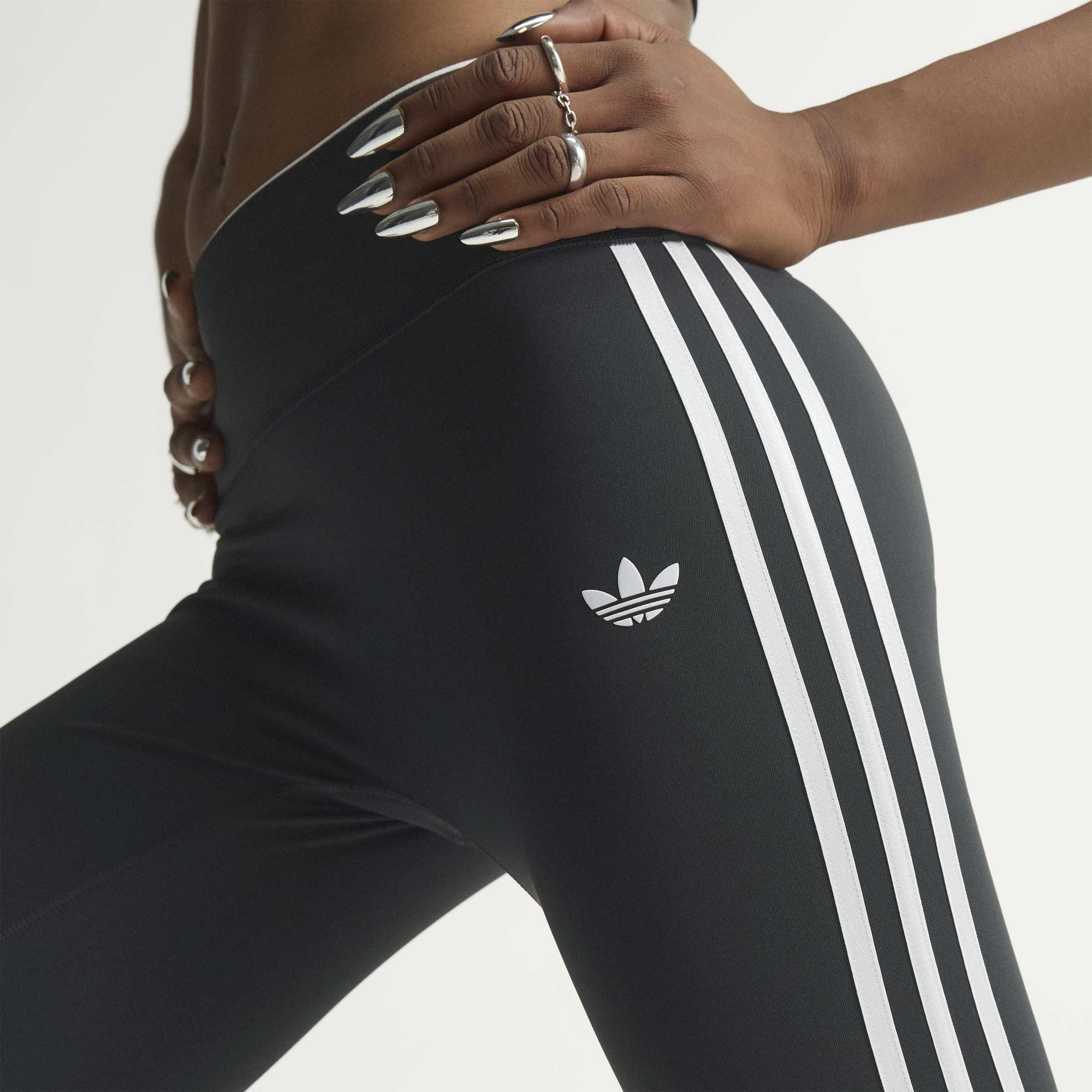 Crno/Bijelo - adidas - Adidas Originals Sport Tights Womens - 10