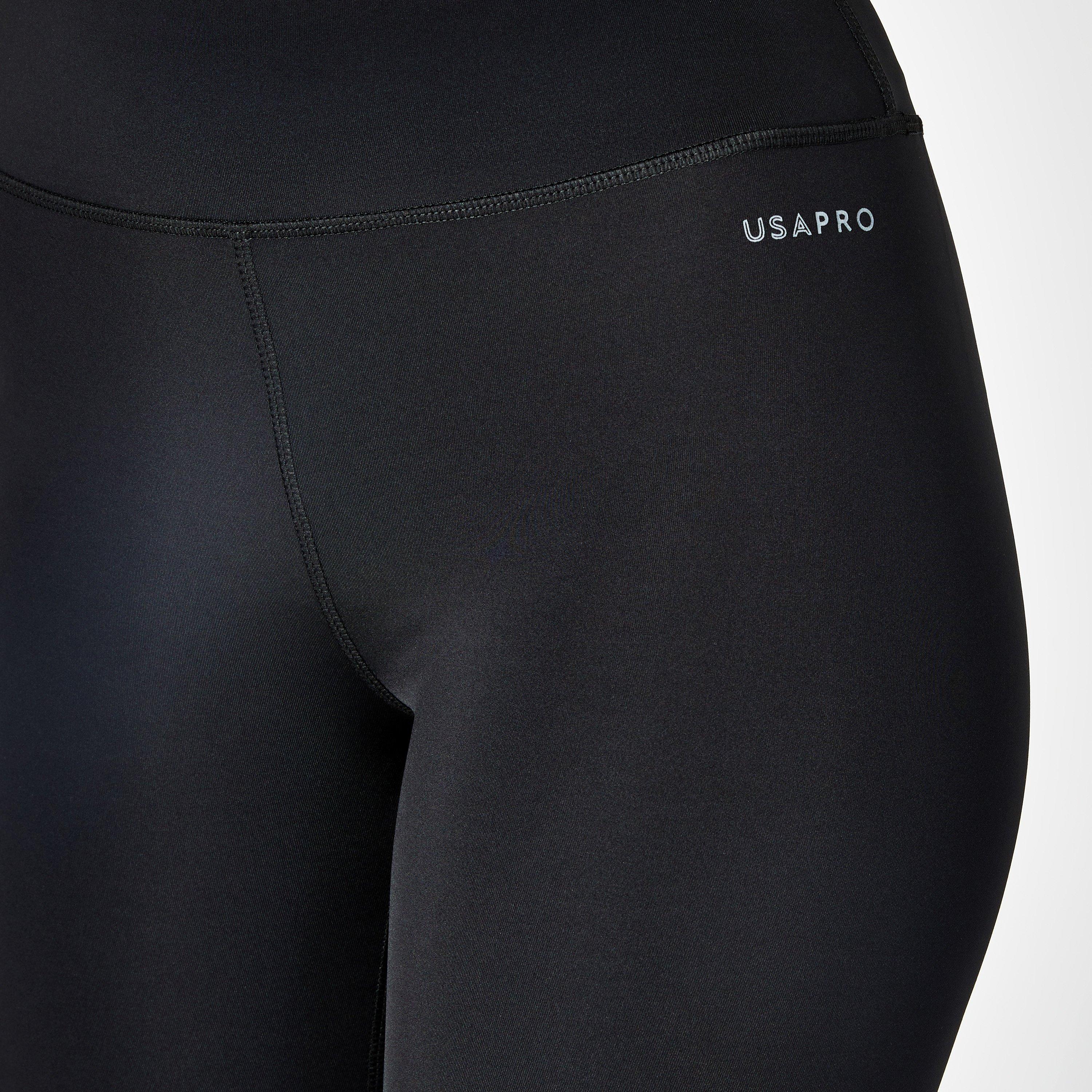 Schwarz - USA Pro - Poly Leggings - 3