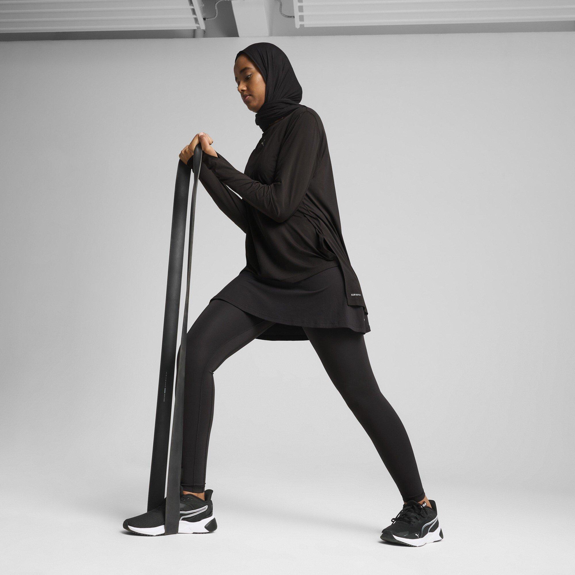 Puma Black - Puma - Women's Modest 2-in-1 Performance Gym Leggings - 7