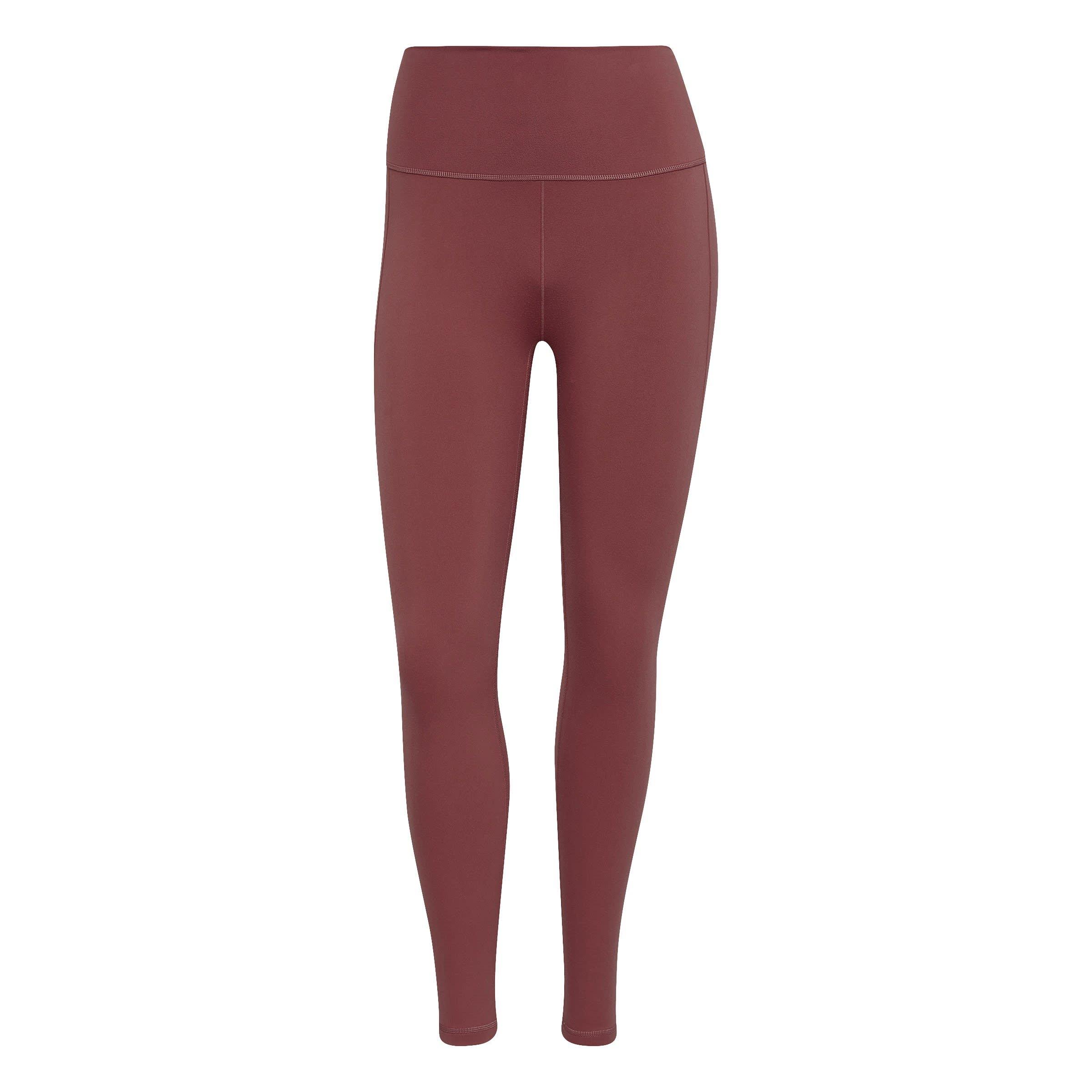 WONDER RED - adidas - Yoga Studio 7/8 Tights Gym Leggings Womens - 1