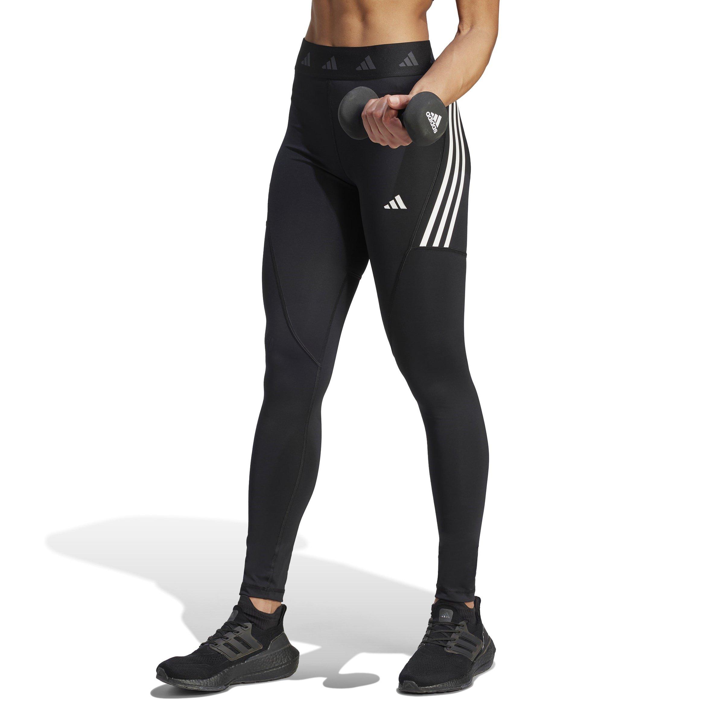 Black/Carbon - adidas - Women's Techfit Hyperglam Performance Gym Legging - 2