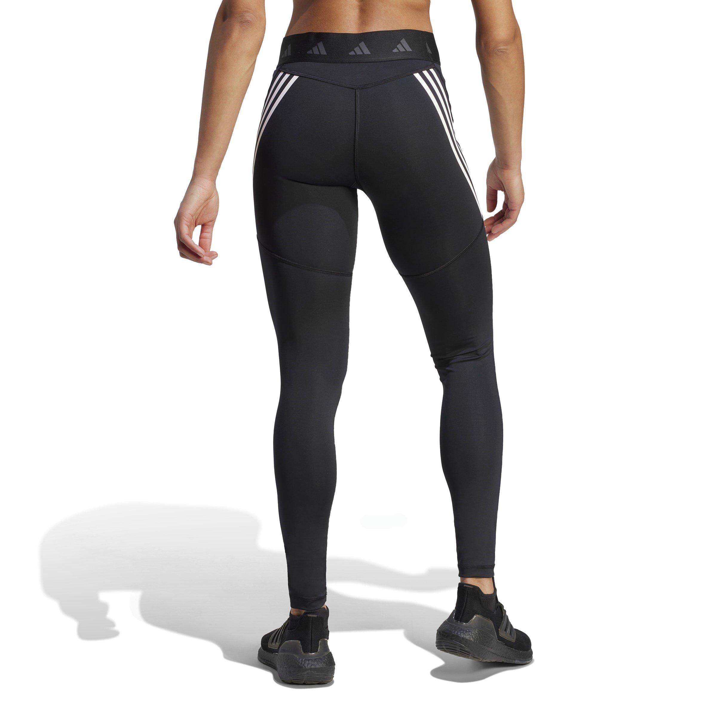Black/Carbon - adidas - Women's Techfit Hyperglam Performance Gym Legging - 3