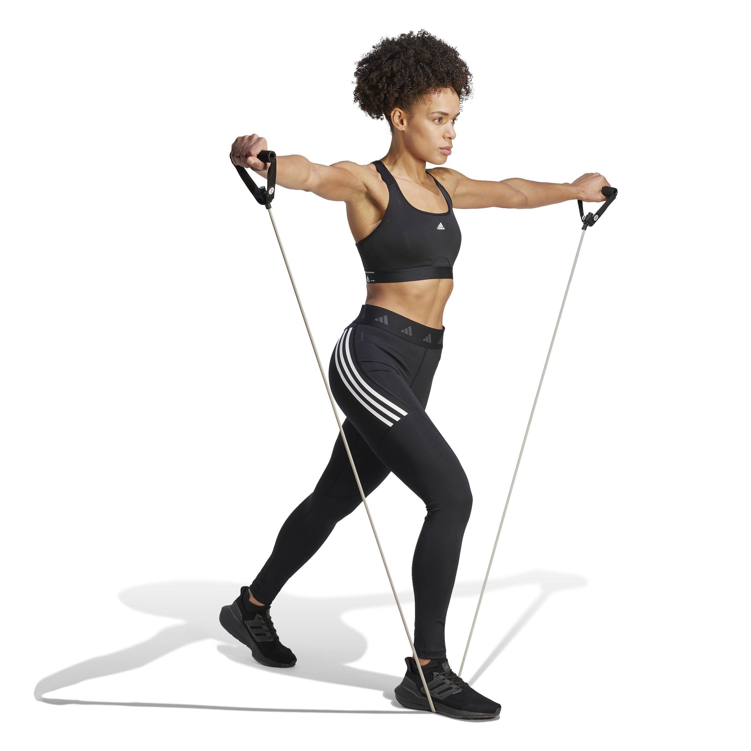 Black/Carbon - adidas - Women's Techfit Hyperglam Performance Gym Legging - 4