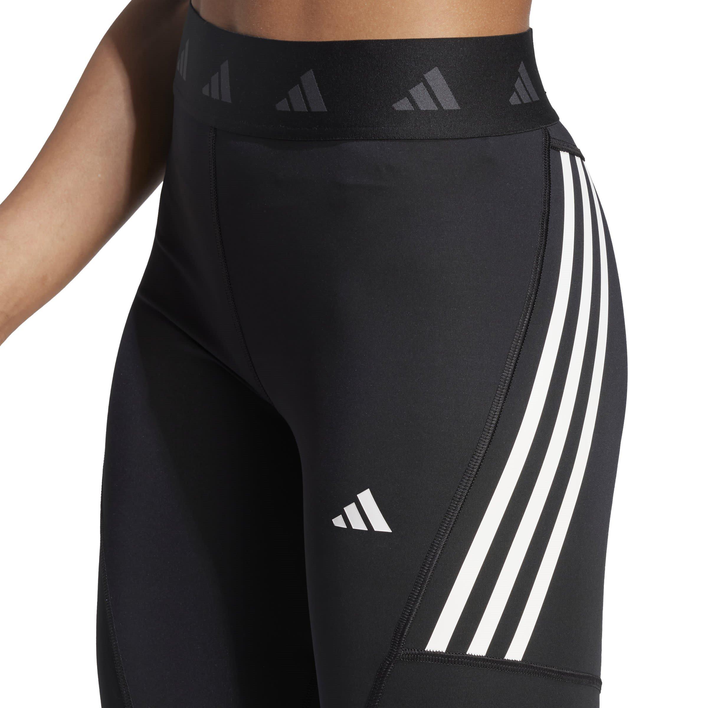 Black/Carbon - adidas - Women's Techfit Hyperglam Performance Gym Legging - 7