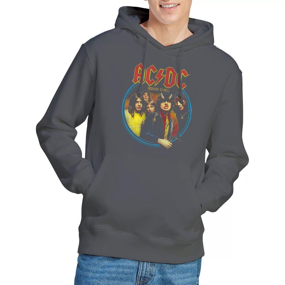 Charcoal - ACDC - AC DC Highway To Hell Hoodie Charcoal - 1