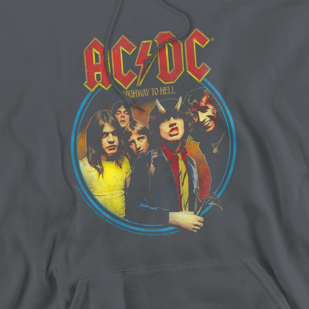 Charcoal - ACDC - AC DC Highway To Hell Hoodie Charcoal - 2