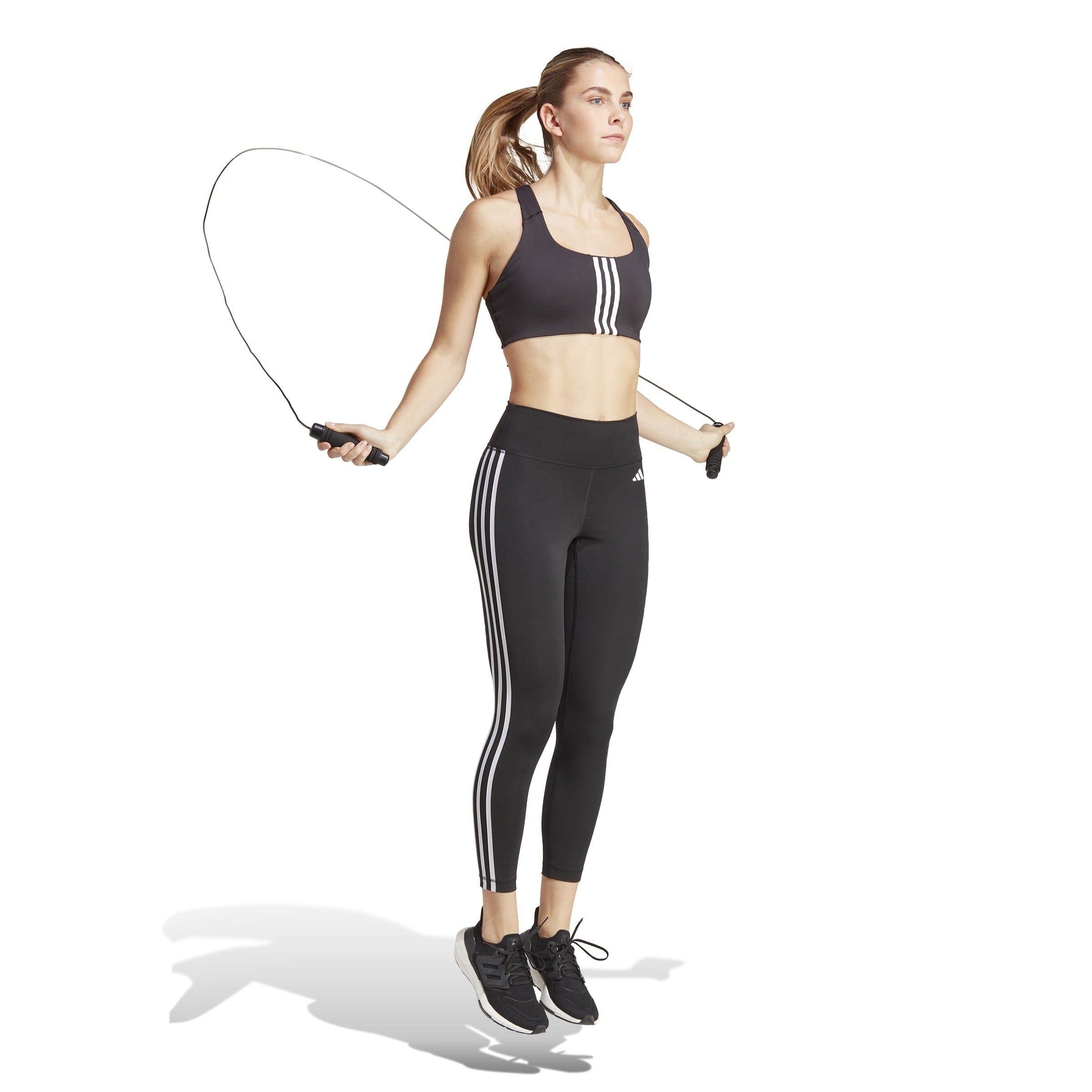 Schwarz/Weiß - adidas - 3S DTM Tights Womens - 4