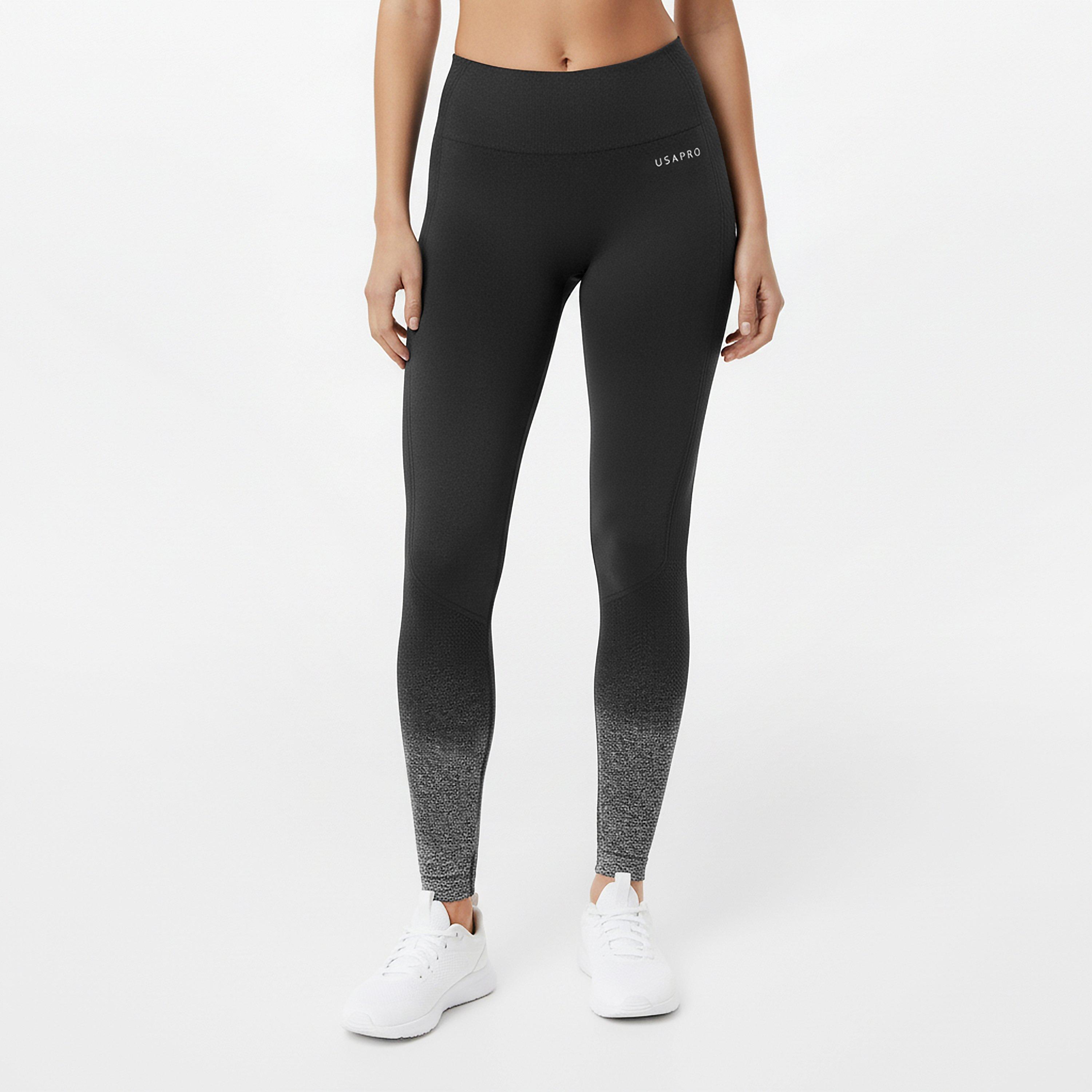Noir/Gris - USA Pro - Ombre Leggings - 3