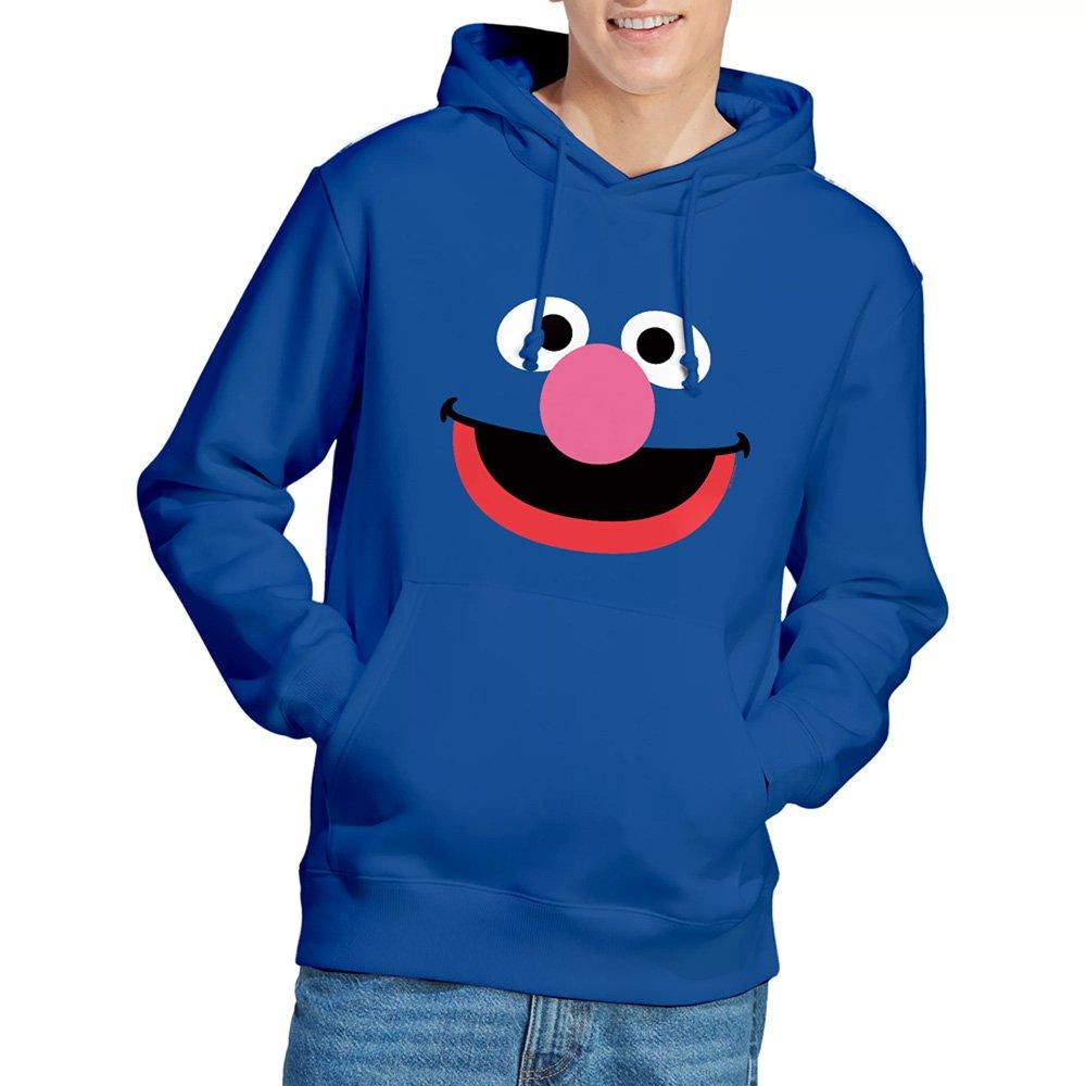 Royal - Sesame Street - Sesame Street Grover Face Hoodie Royal - 1
