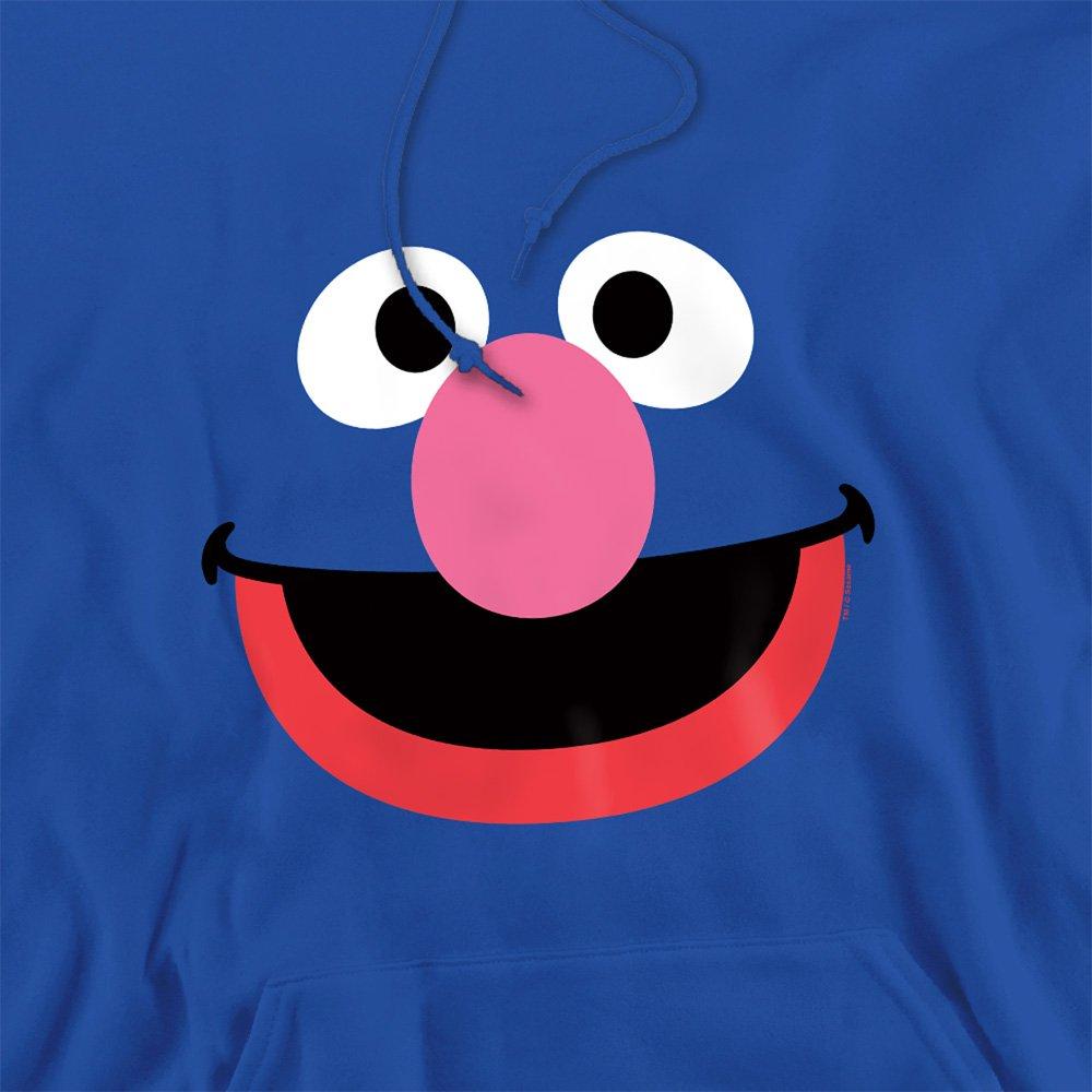 Royal - Sesame Street - Sesame Street Grover Face Hoodie Royal - 2