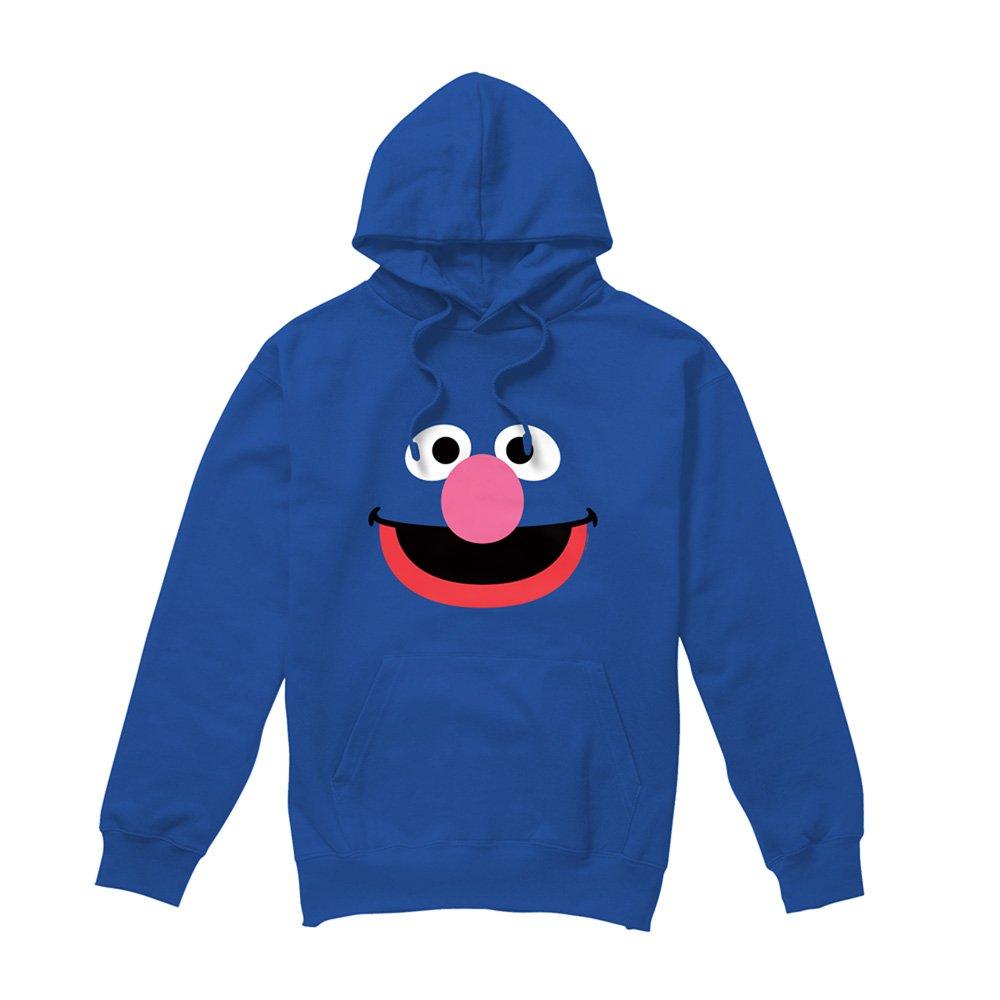 Royal - Sesame Street - Sesame Street Grover Face Hoodie Royal - 4