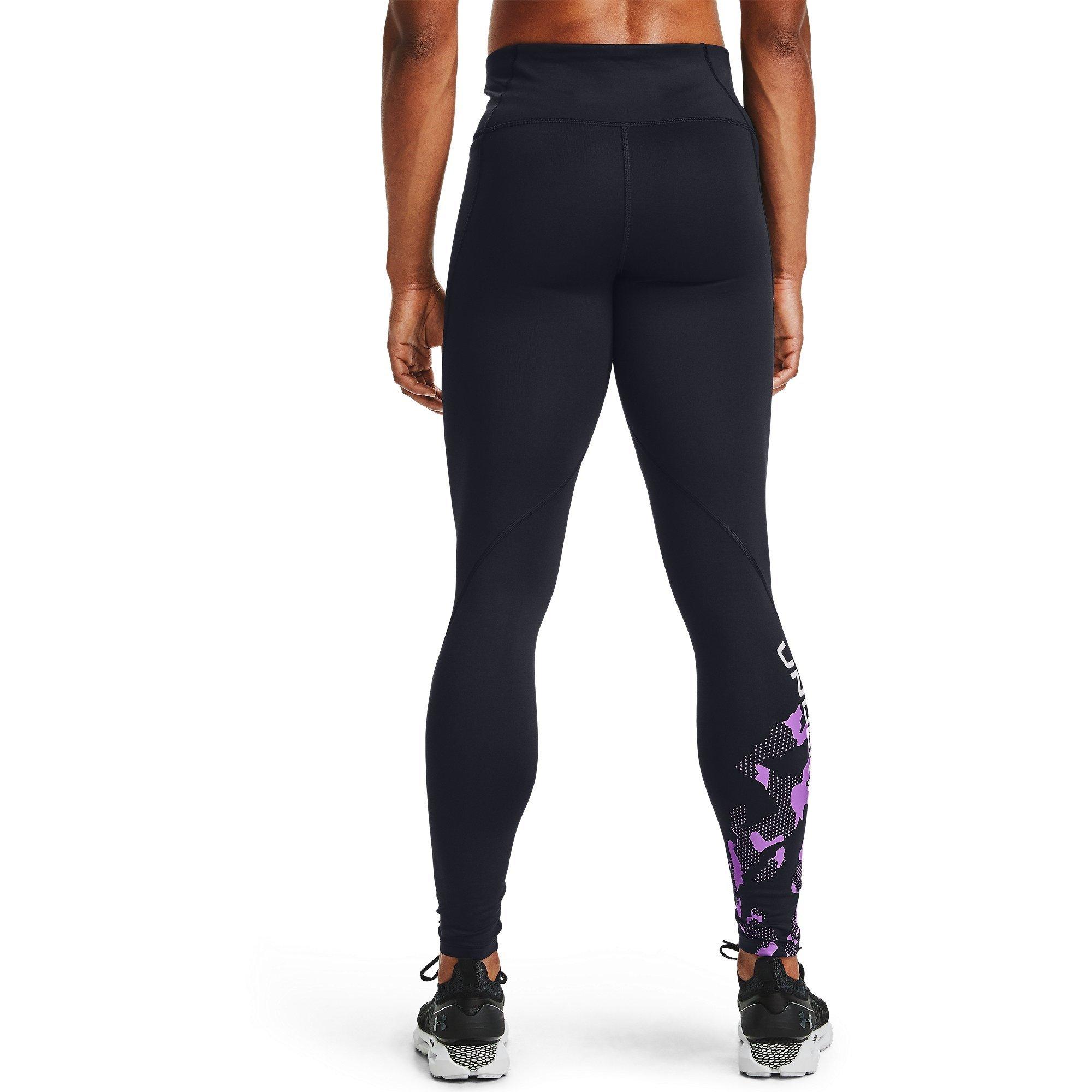 Blck/Exotic Blo - Under Armour - Armour CG Graphic Leggings - 3