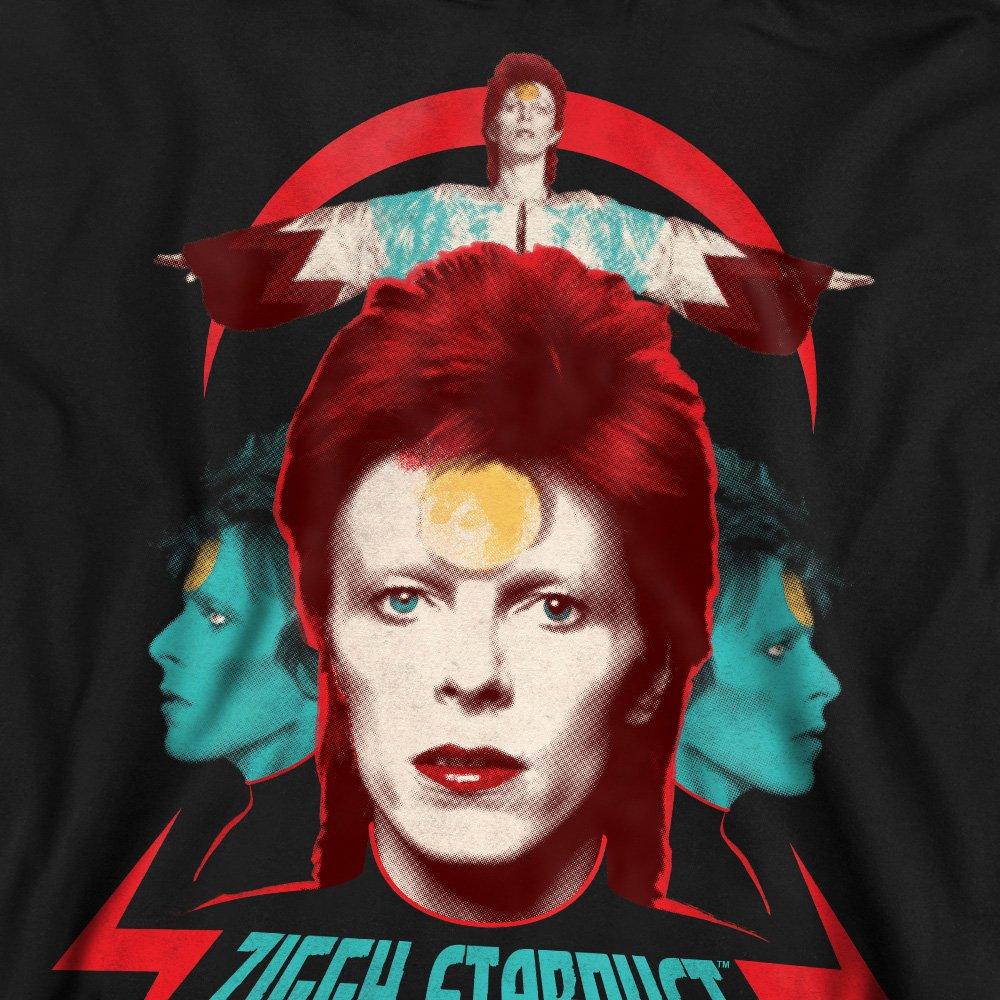 Black - David Bowie - David Bowie Ziggy Heads Crew Sweatshirt Black - 2