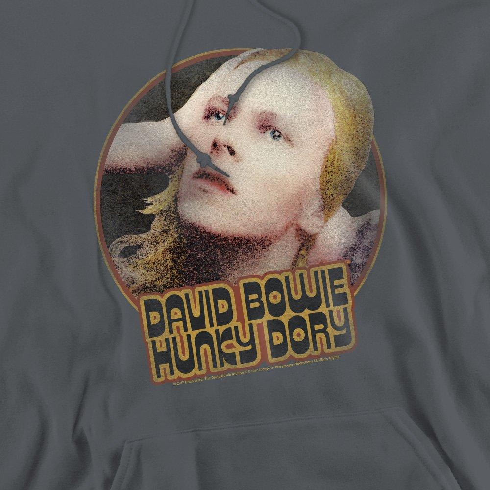 Charcoal - David Bowie - David Bowie Hunky Dory Circle Hoddie Charcoal - 2