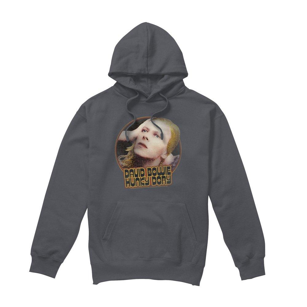 Charcoal - David Bowie - David Bowie Hunky Dory Circle Hoddie Charcoal - 4