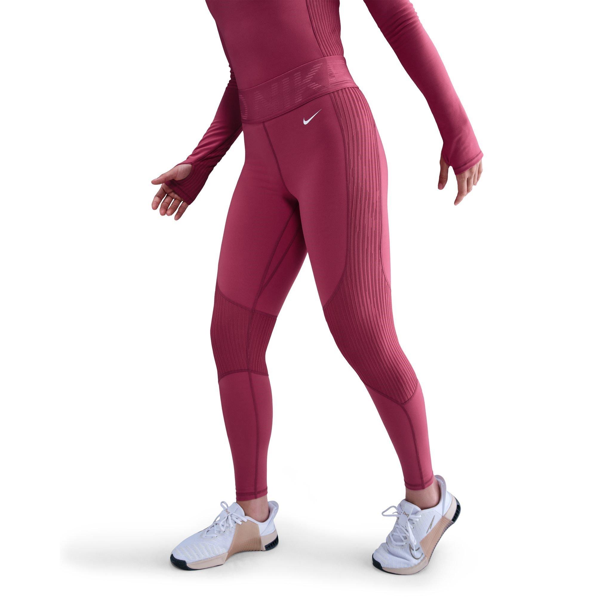 Nike Women's Performance Gym Legging - Sweet Beet/Wht - 16 (XL)