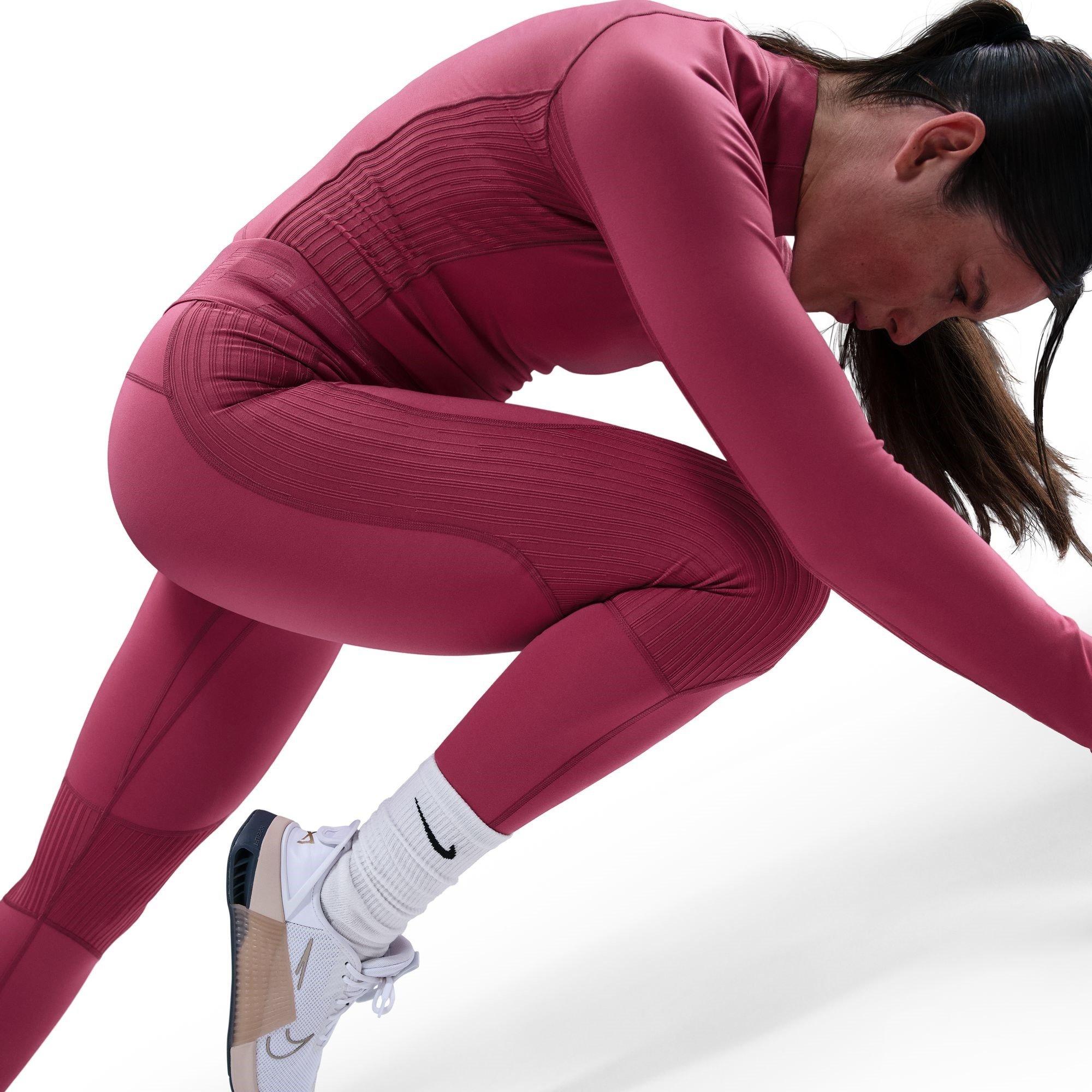 Sweet Beet/Wht - Nike - Warm HR Tght Ld62 - 5