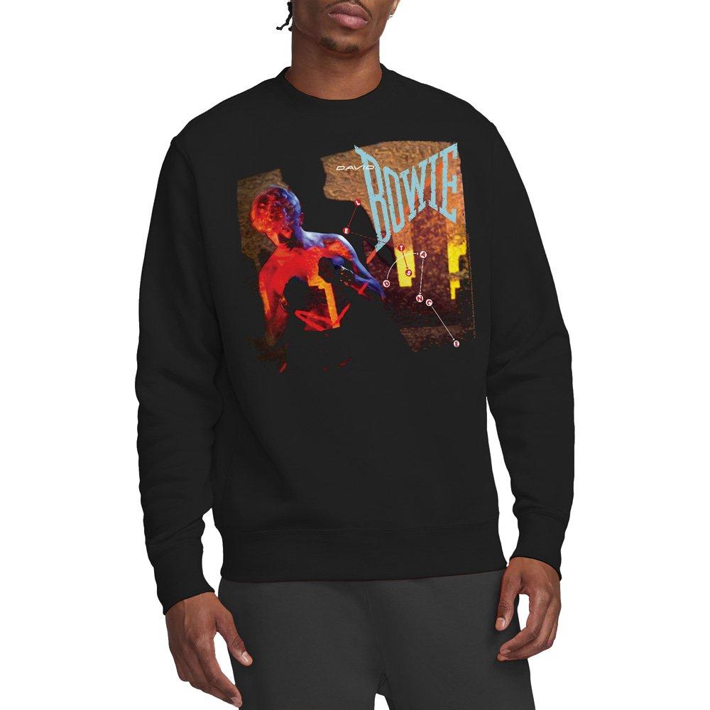 Black - David Bowie - David Bowie Lets Dance Crew Sweatshirt Black - 1