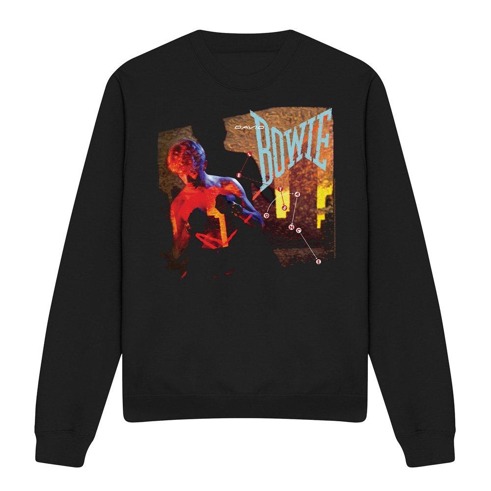 Black - David Bowie - David Bowie Lets Dance Crew Sweatshirt Black - 4