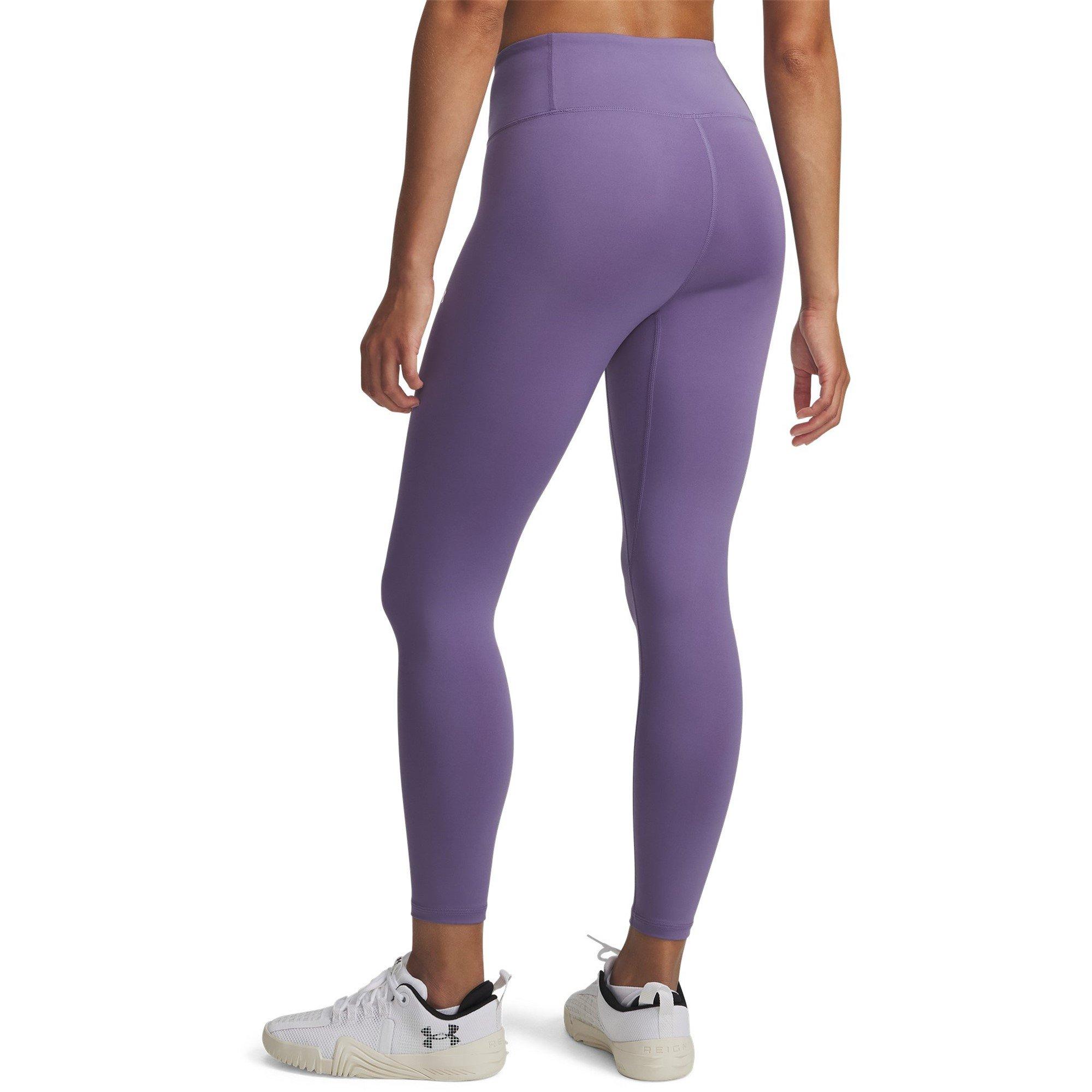 Purple/White - Under Armour - Women's Motion Ankle Gym Legging - 2