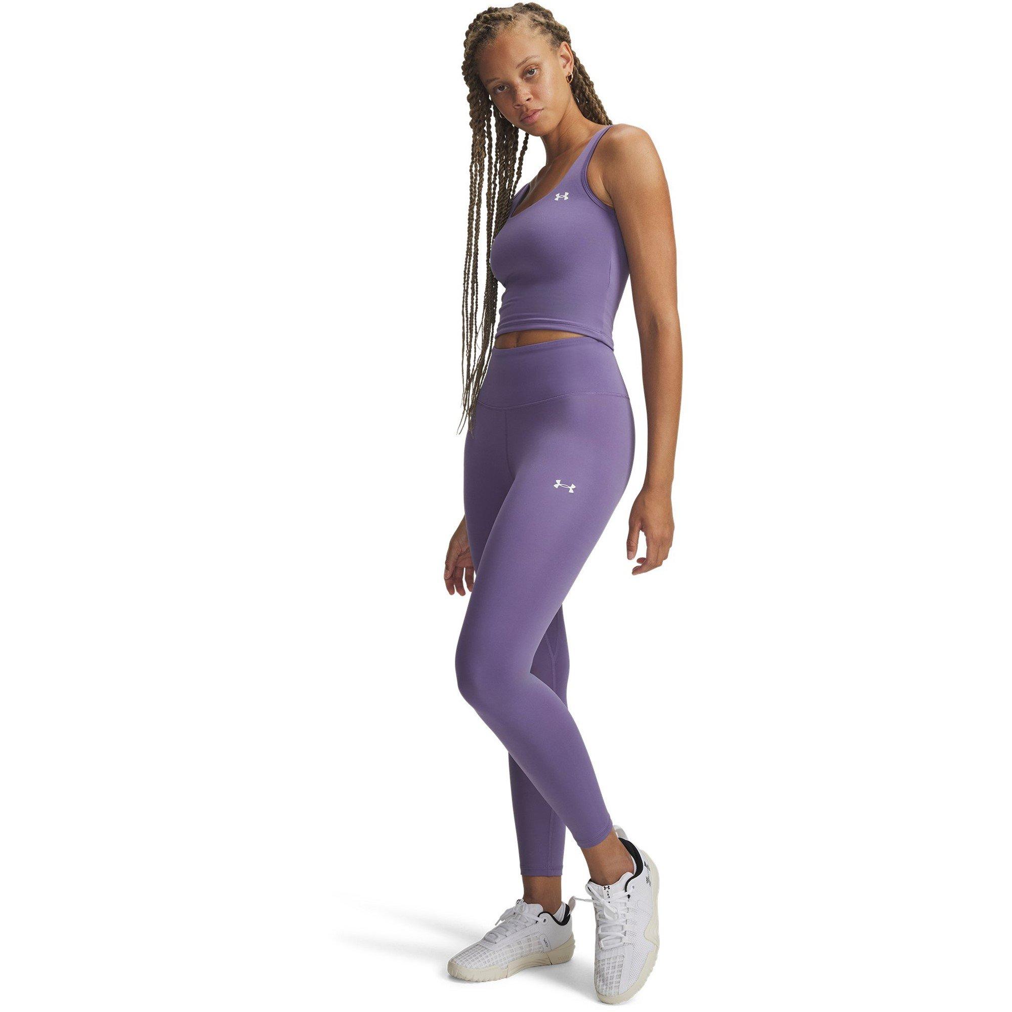 Purple/White - Under Armour - Women's Motion Ankle Gym Legging - 3