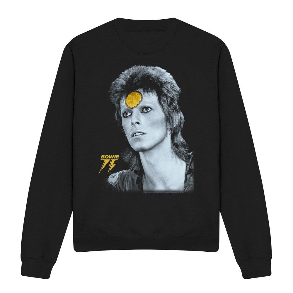 Black - David Bowie - David Bowie Golden Bowie Crew Sweatshirt Black - 4