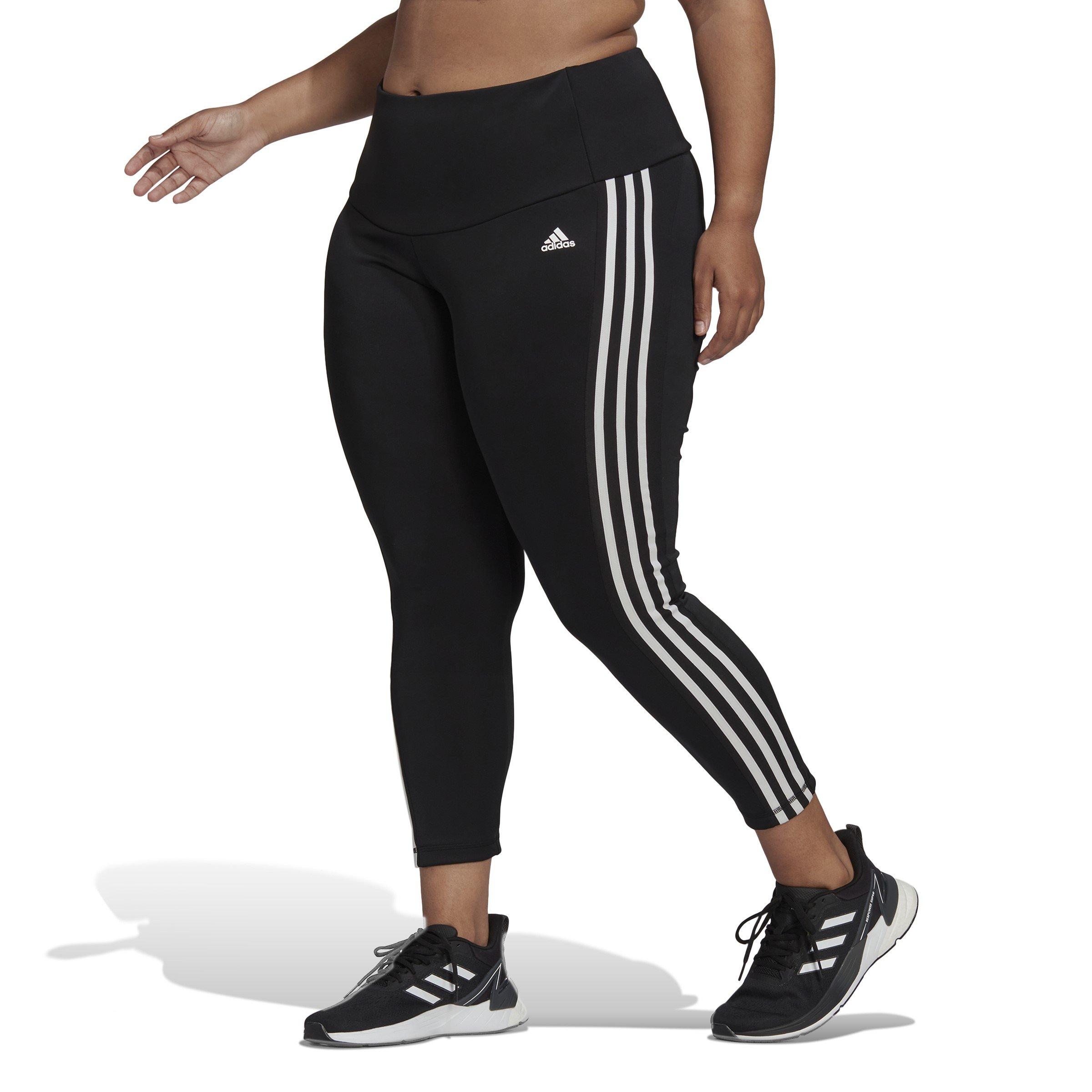 adidas 3 Stripe Inclusive Leggings Womens Leistungsstarke Strumpfhosen Sports Direct