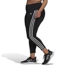 Noir/Blanc - adidas - 3 Stripe Inclusive Leggings Womens - 3