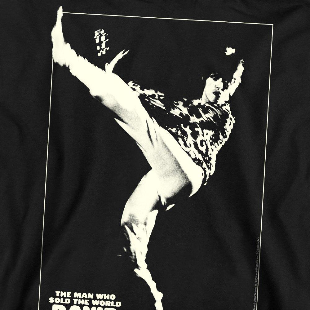 Black - David Bowie - David Bowie The Man Cover Crew Sweatshirt Black - 2