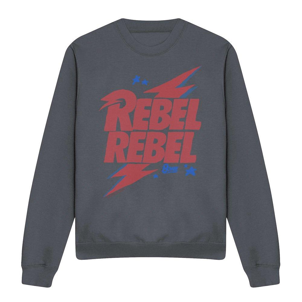 Charcoal - David Bowie - David Bowie The How Could They Know Crew Sweatshir - 4