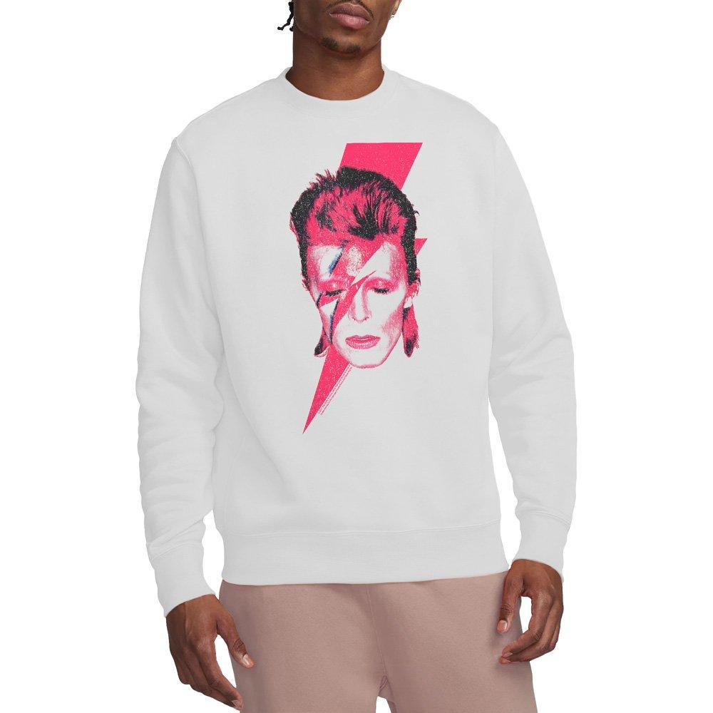 White - David Bowie - David Bowie Aladdin Sane Crew Sweatshirt White - 1