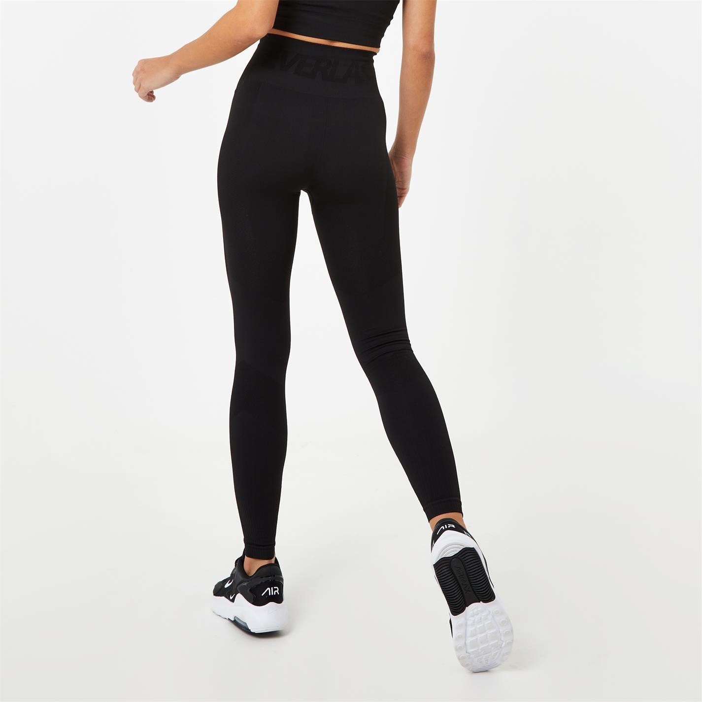 Black - Everlast - Super High Waisted Racer Leggings - 2