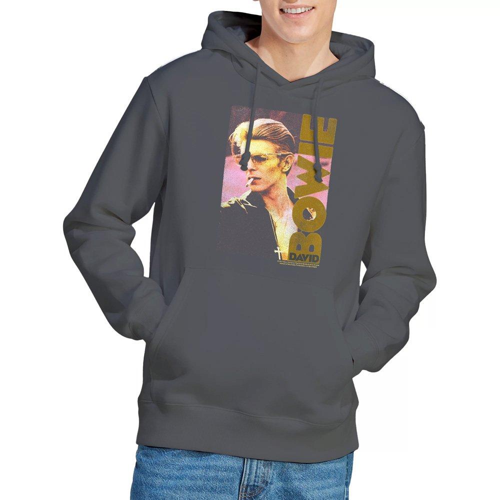 Charcoal - David Bowie - David Bowie Smallokin Hoodie Charcoal - 1