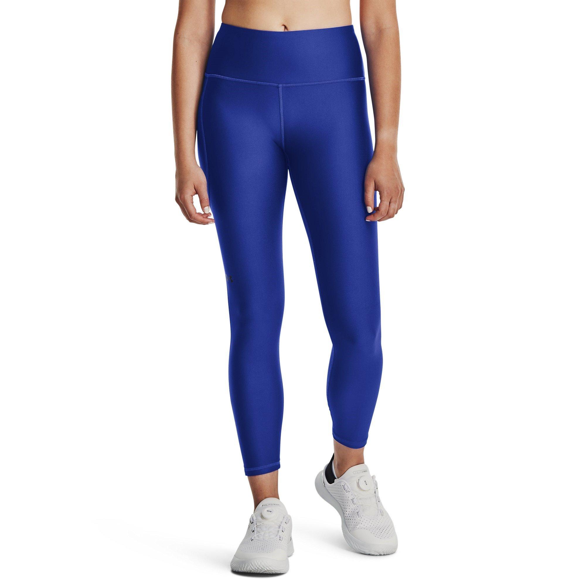 Team Royal/Blk - Under Armour - Heat Gear Womens Performance Ankle Leggings - 2