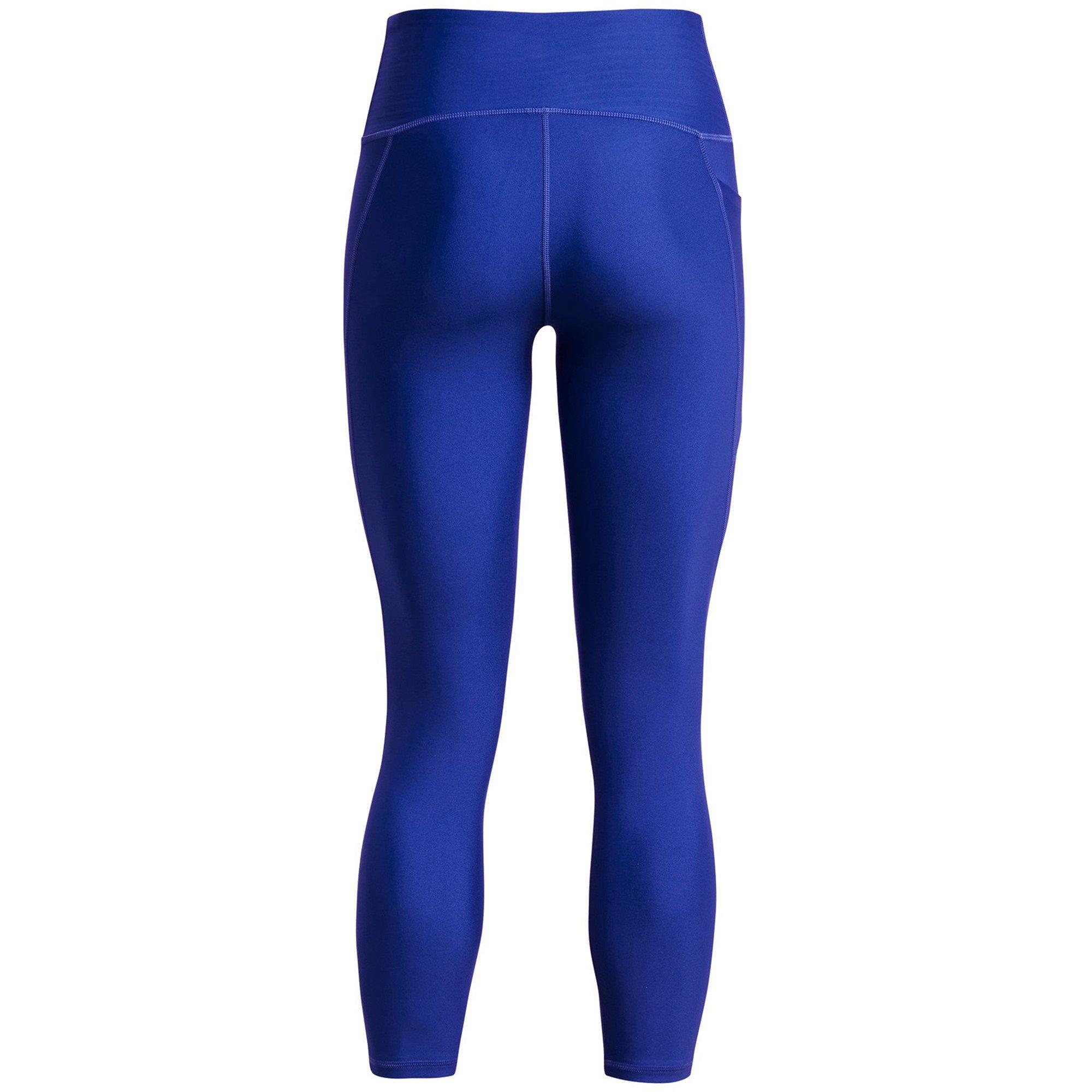 Team Royal/Blk - Under Armour - Heat Gear Womens Performance Ankle Leggings - 6