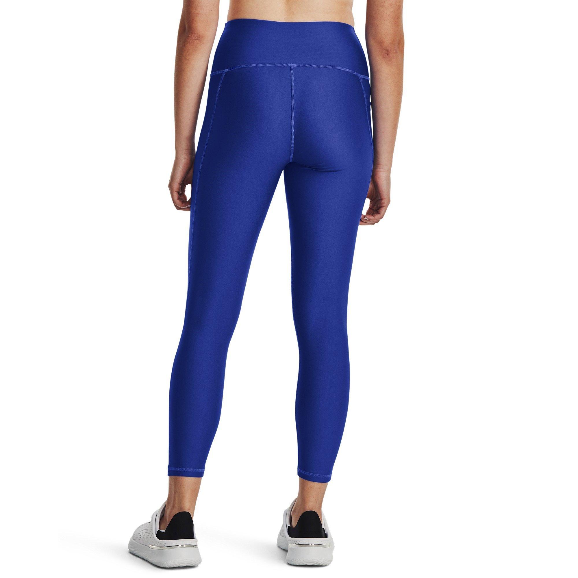Team Royal/Blk - Under Armour - Heat Gear Womens Performance Ankle Leggings - 3