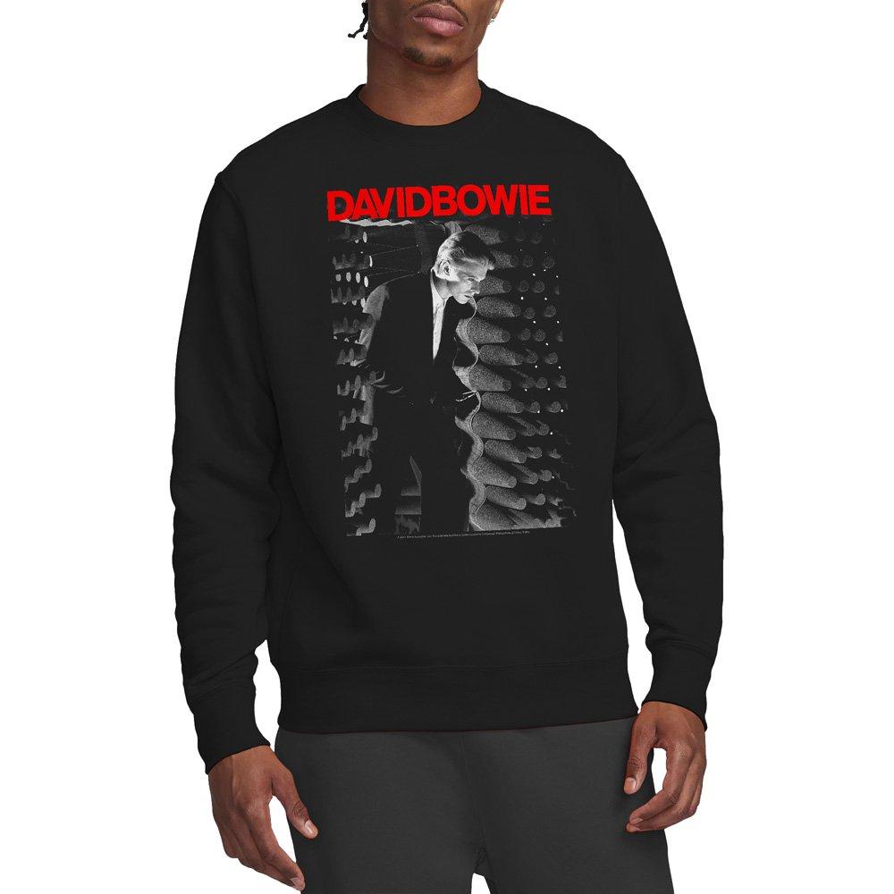 Black - David Bowie - David Bowie Station To Station Crew Sweatshirt Bl - 1