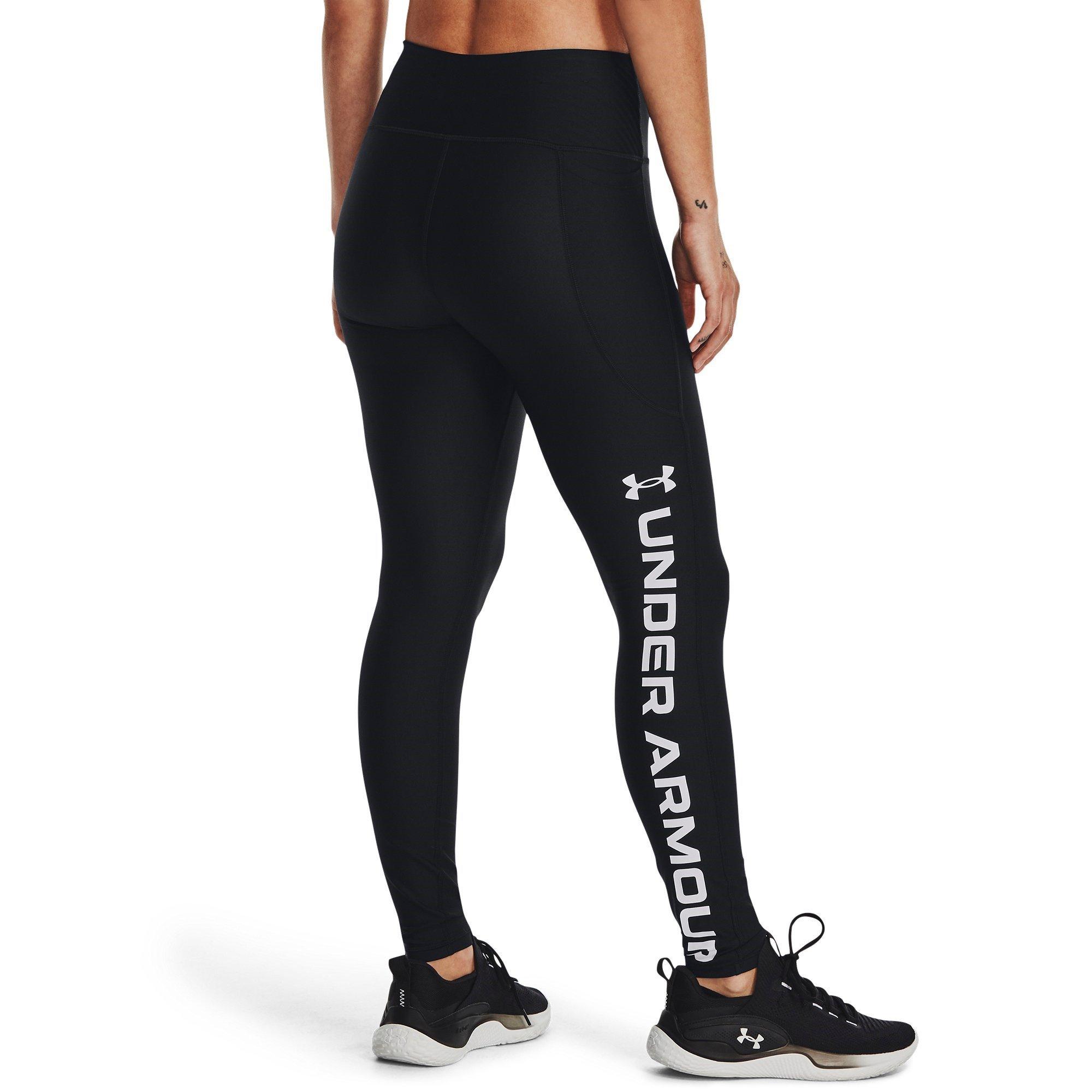 Crno / Bijelo - Under Armour - Performance Gym Leggings - 3